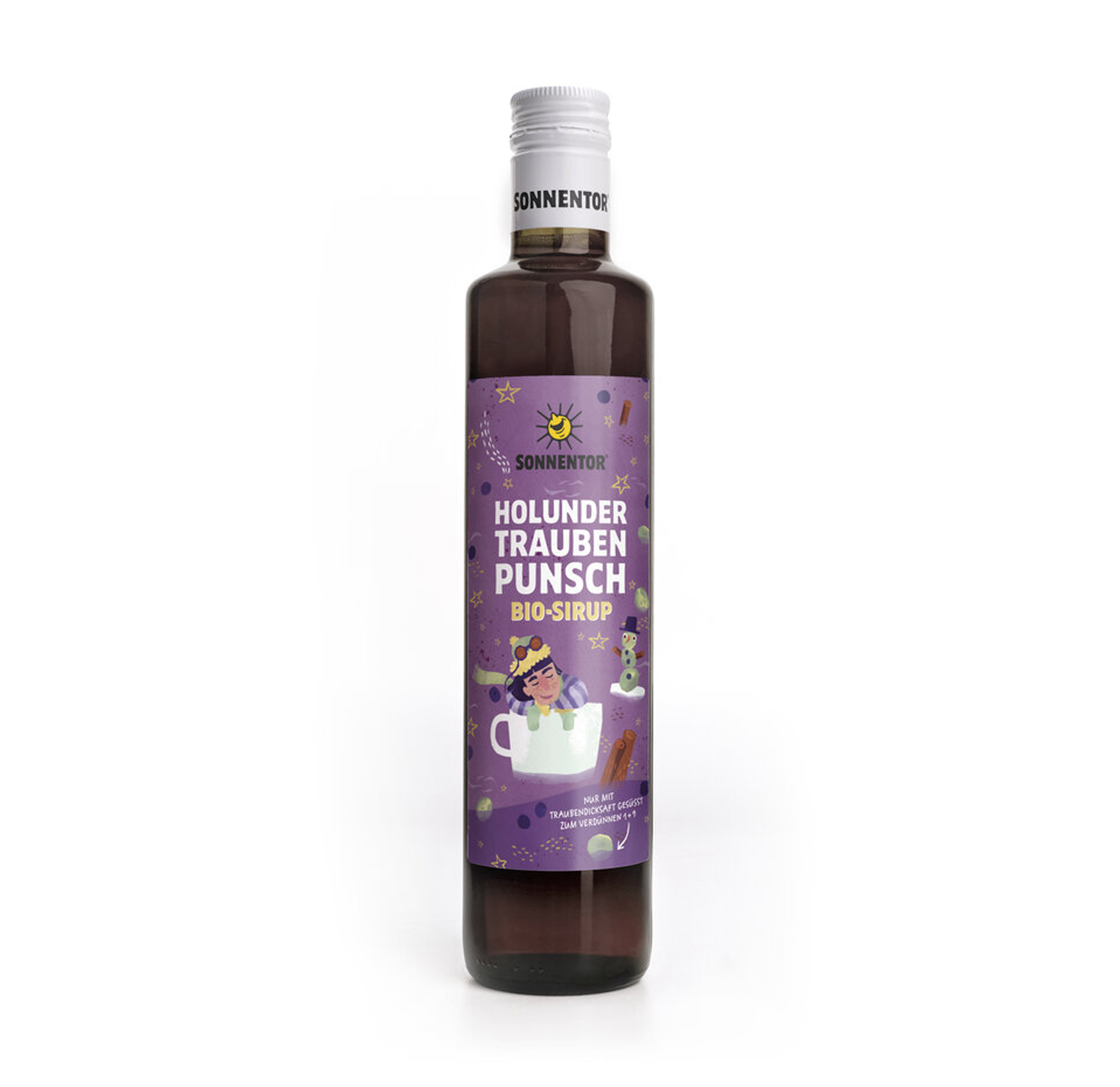 Holunder-Trauben Punsch Sirup bio 500ml  Sonnentor