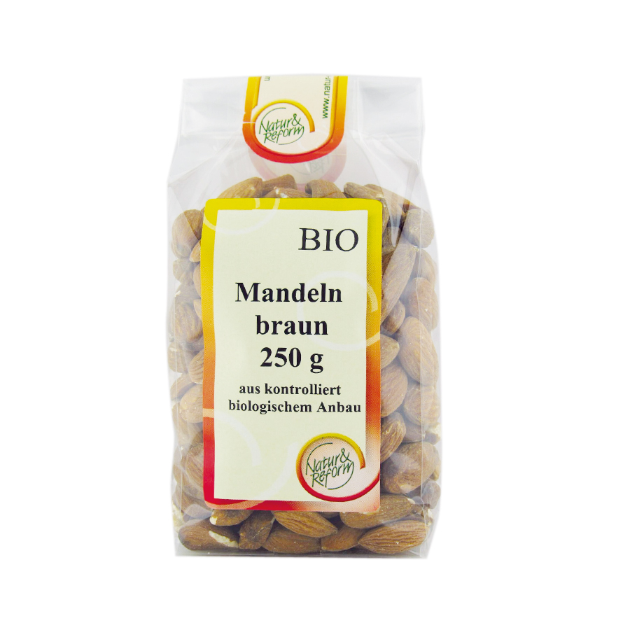 Mandeln braun Bio 250g Natur & Reform