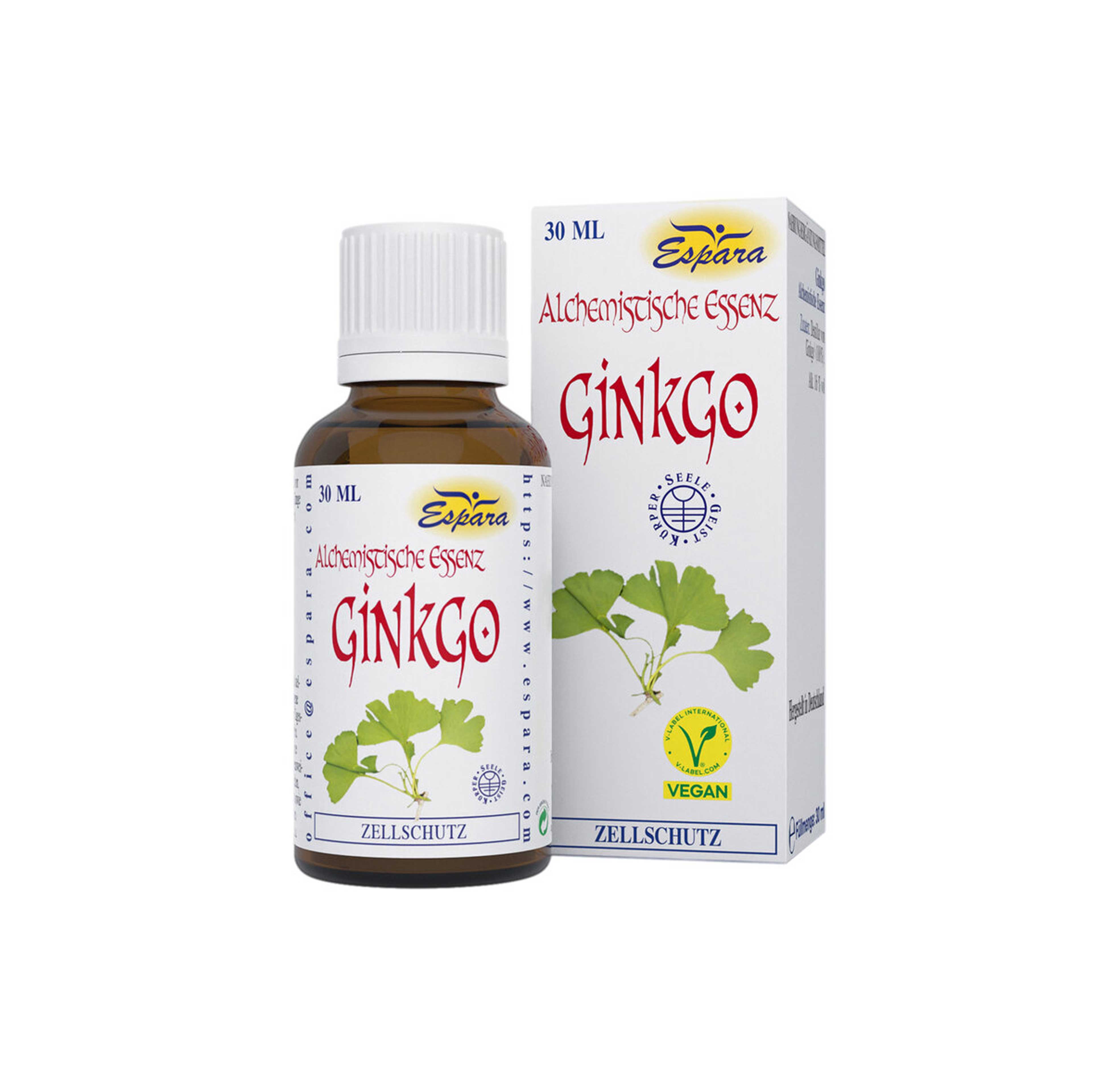 Alchemistische Essenz Ginko 30ml Espara  Alchemistische Essenz Ginko 30ml Espara