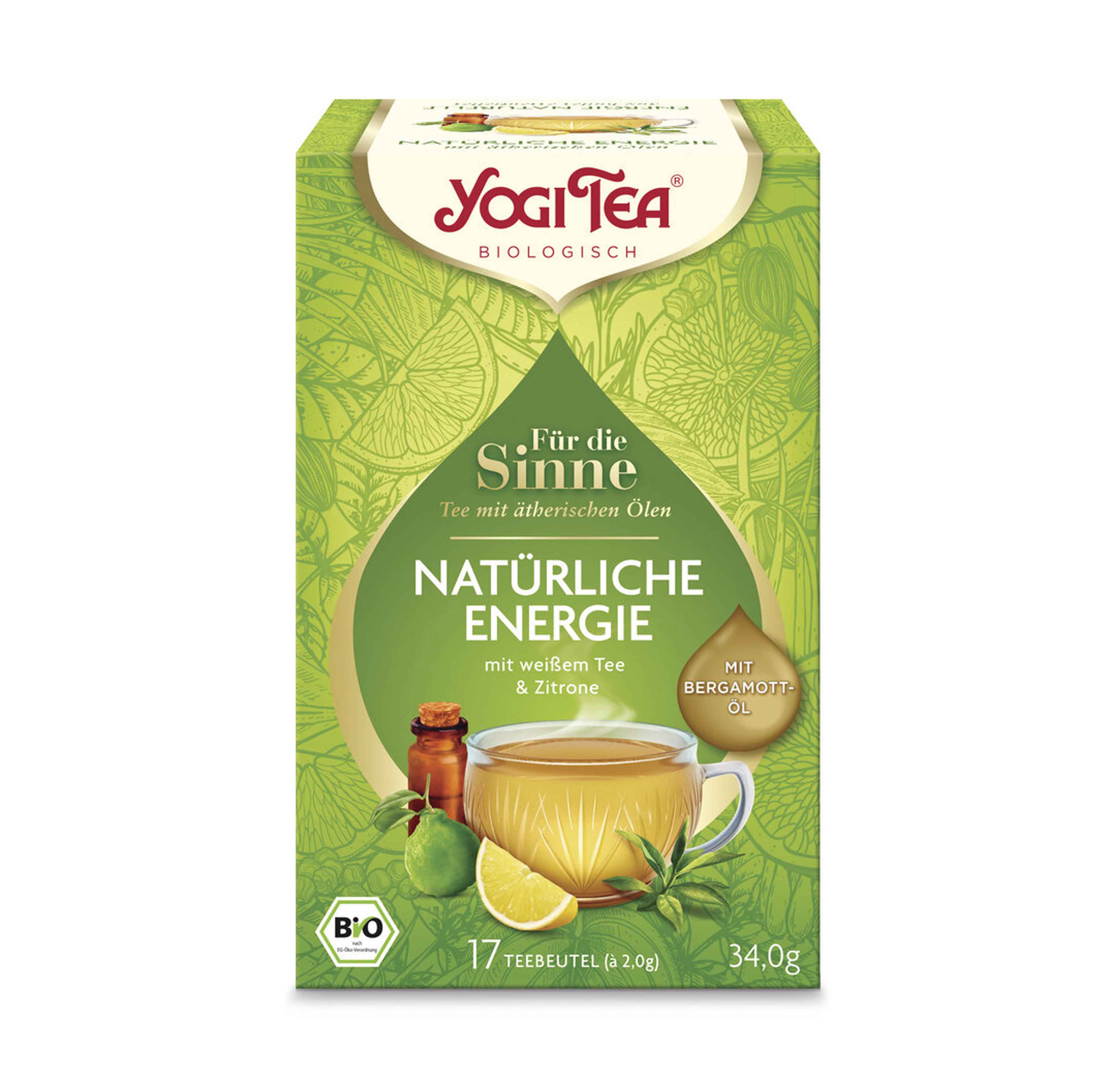 Für die Sinne: Natürliche Energie Bio 17 Btl. Yogi Tea  