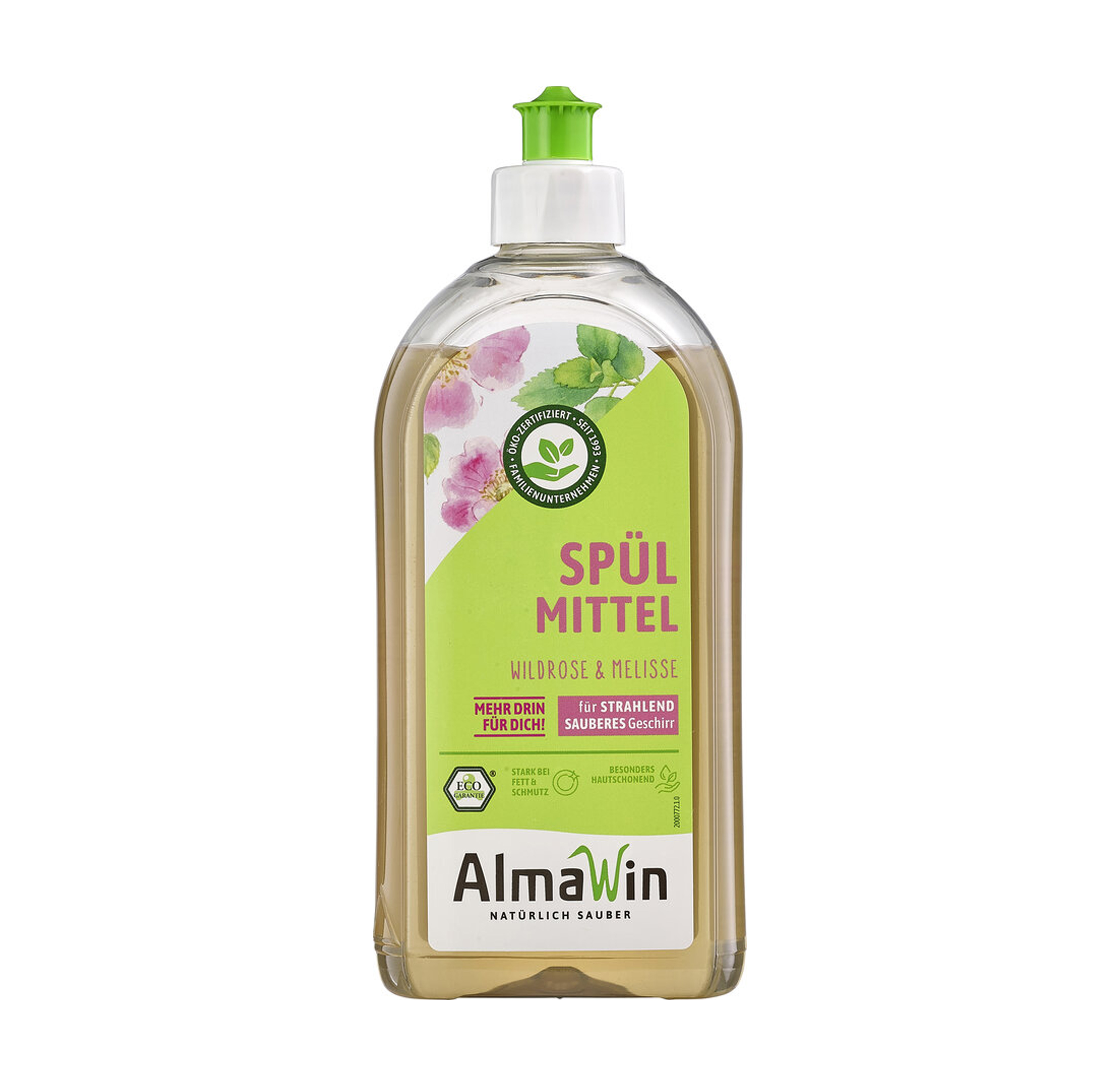 Spülmittel Wildrose Melisse 500ml AlmaWin