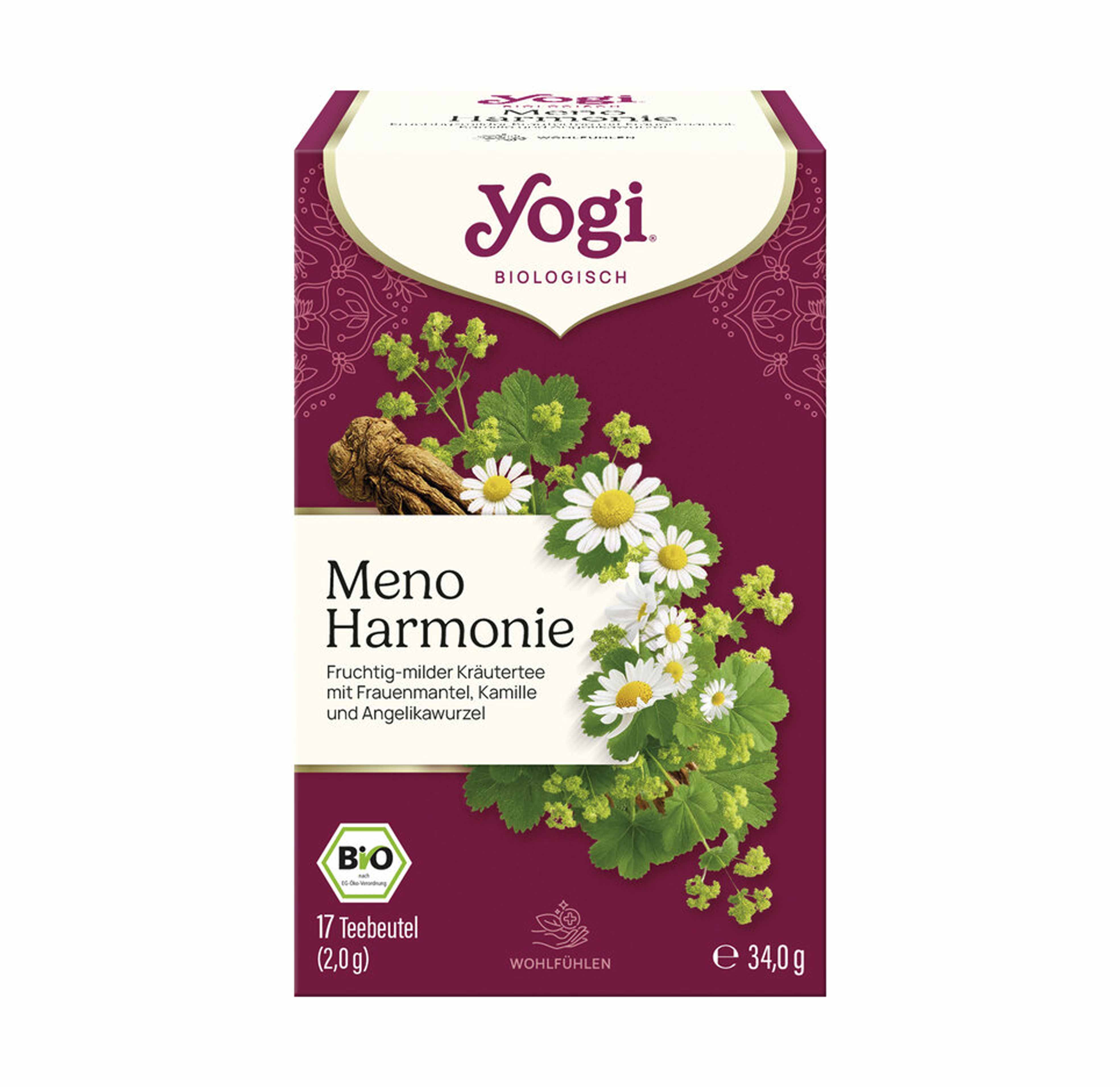 Meno Harmonie Bio 17 Beutel Yogi Tea