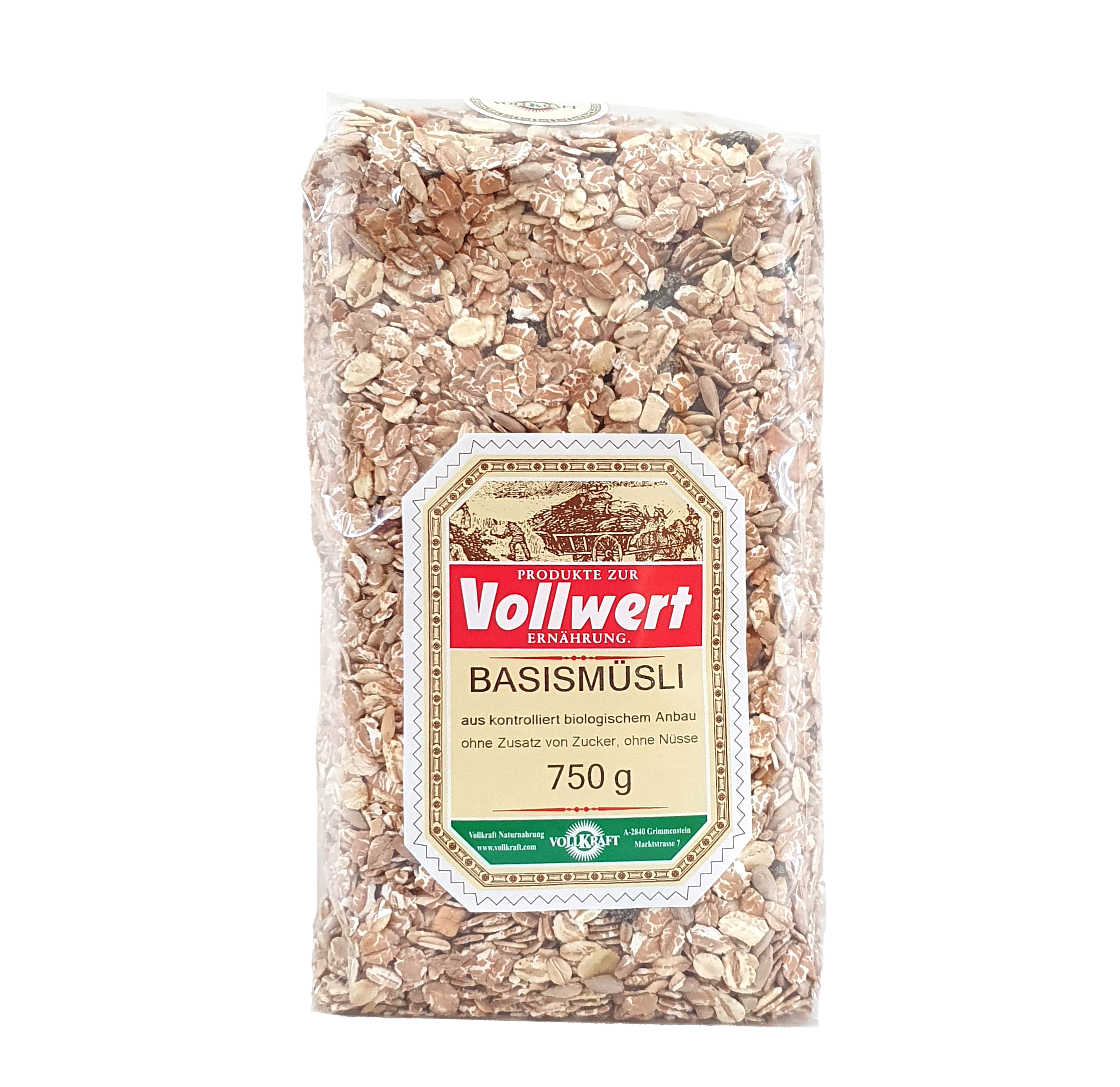 Basismüsli Bio 750g Vollkraft Basismüsli Bio 750g Vollkraft