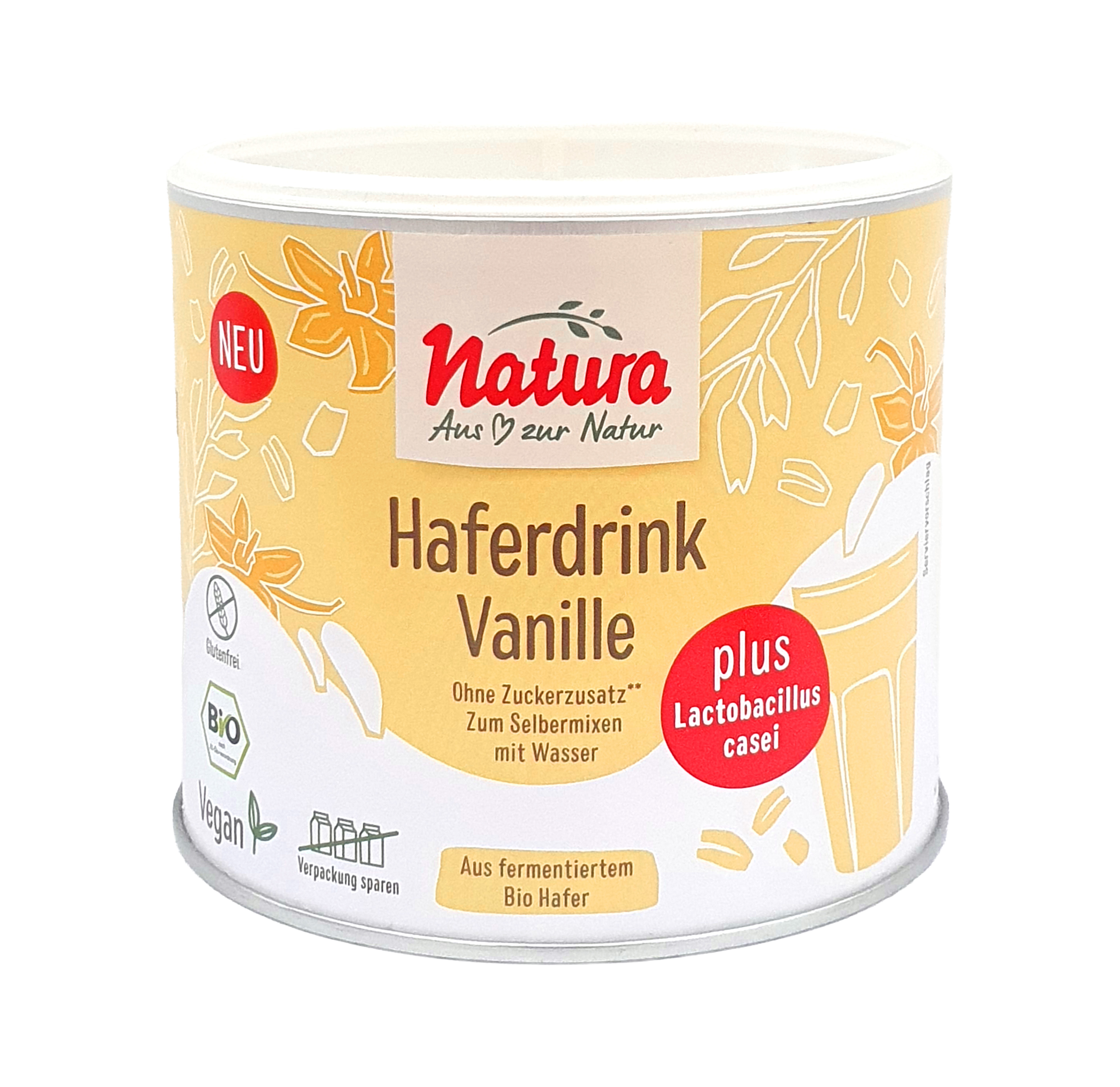 Haferdrink Pulver Vanille 300g Natura 