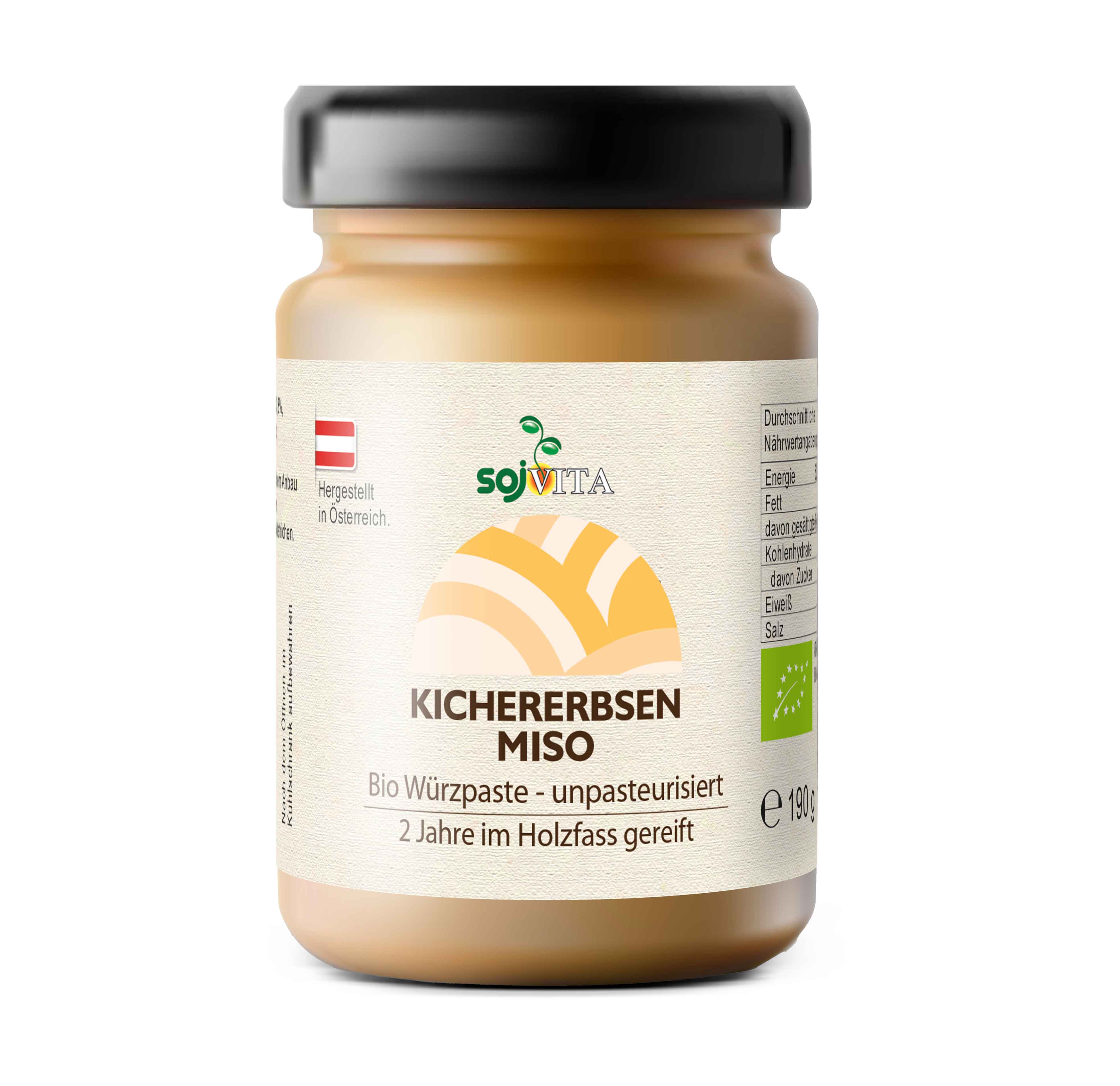 Kichererbsen Miso Bio 190g Sojvita