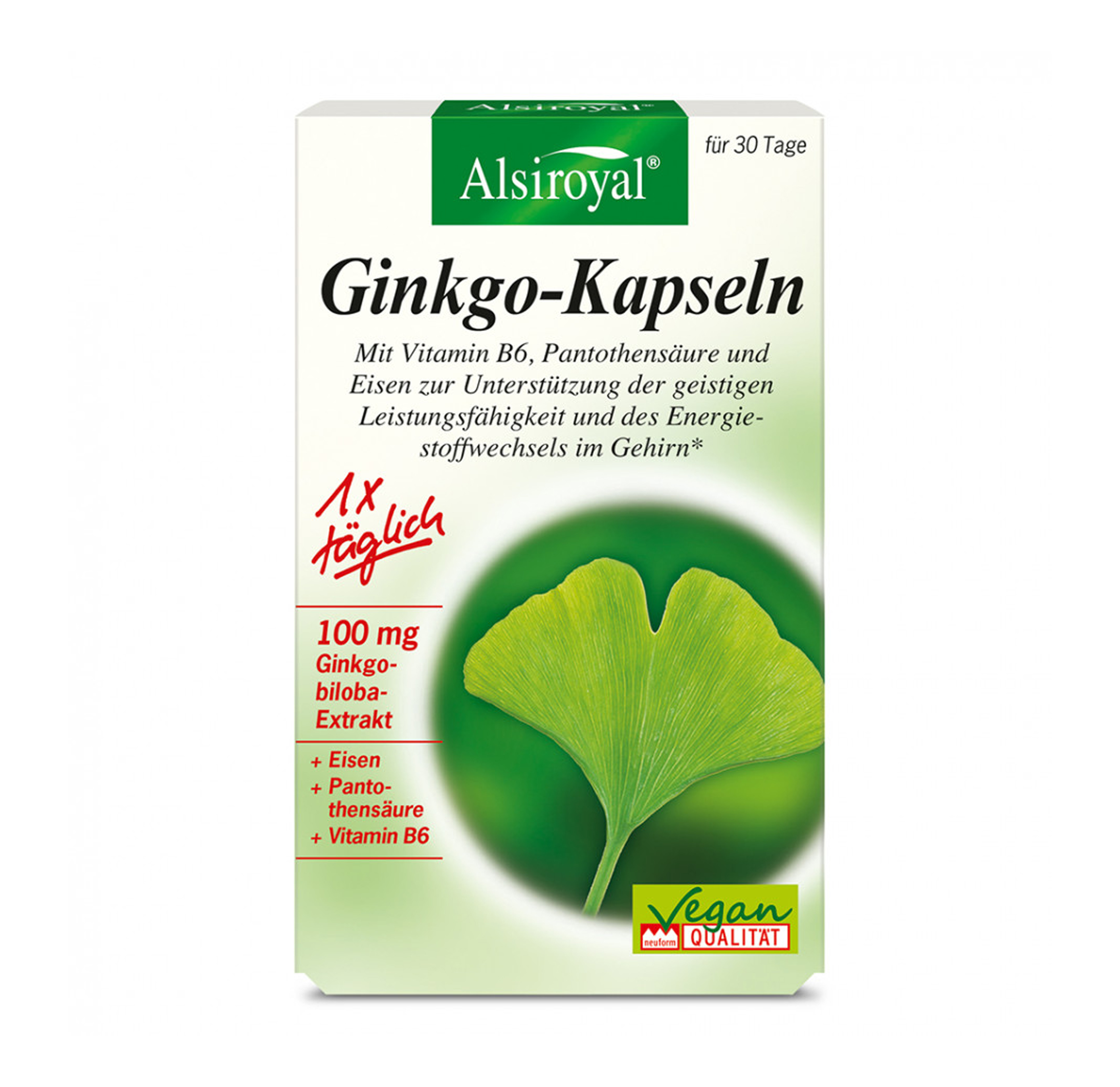 Ginkgo-Kapseln 30 Stück Alsiroyal