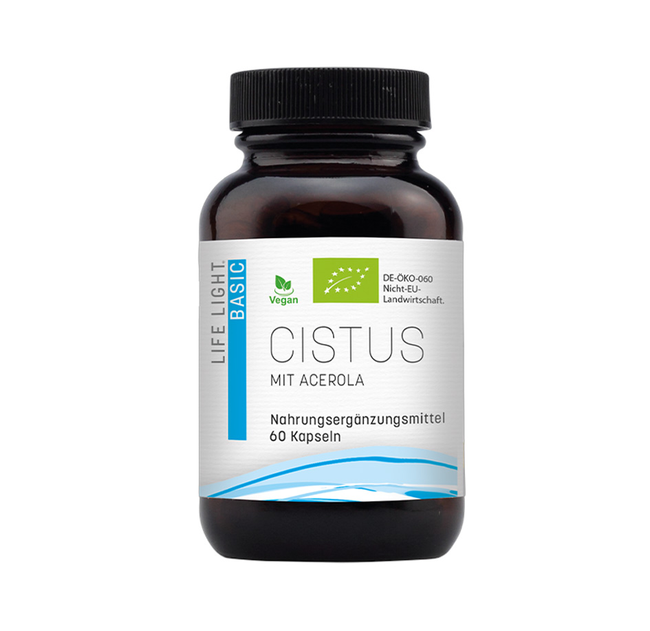 Cistus mit Acerola Bio 60 Kapseln Life Light