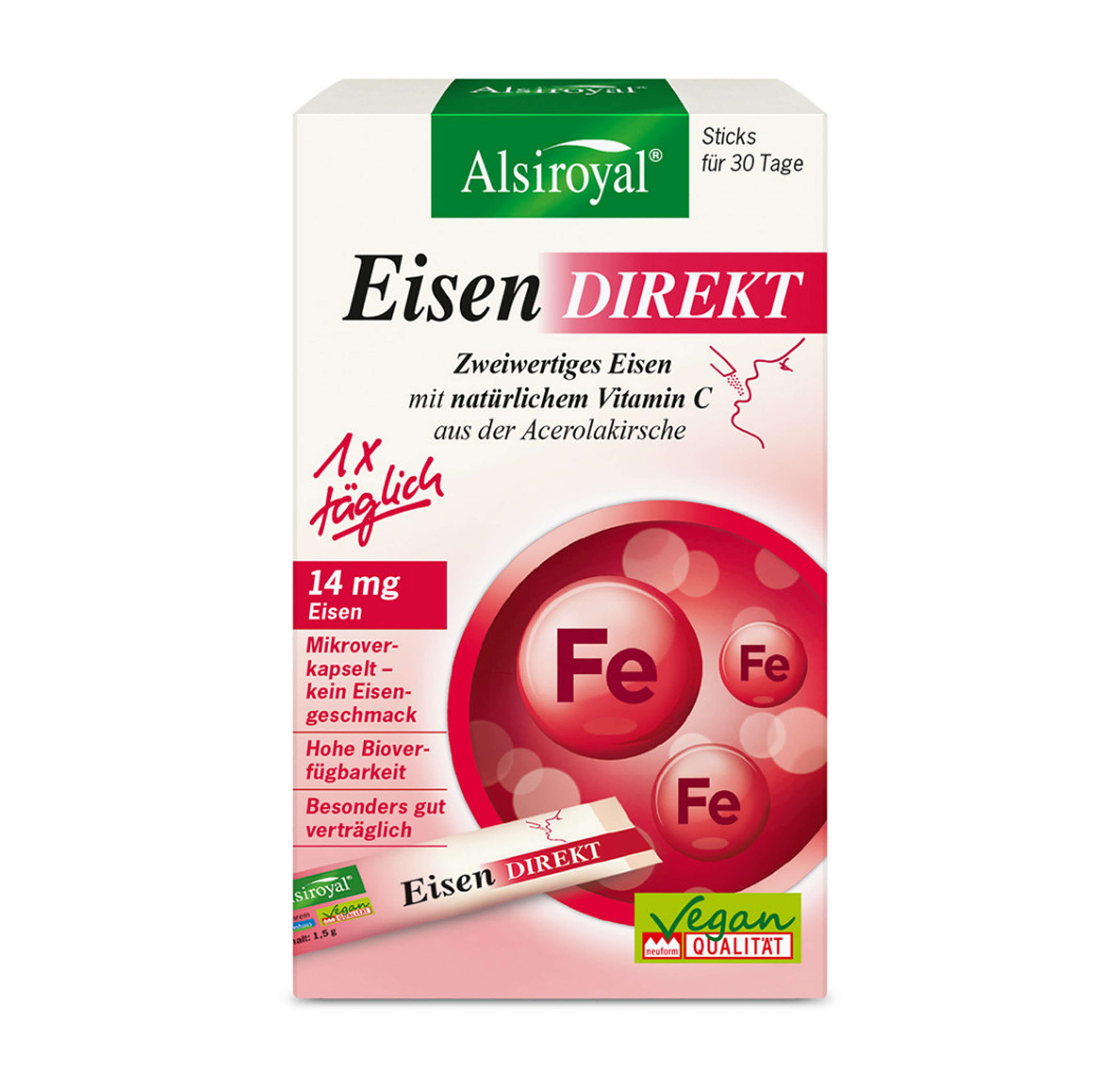 Eisen Direkt Sticks 30 Stück Alsiroyal 