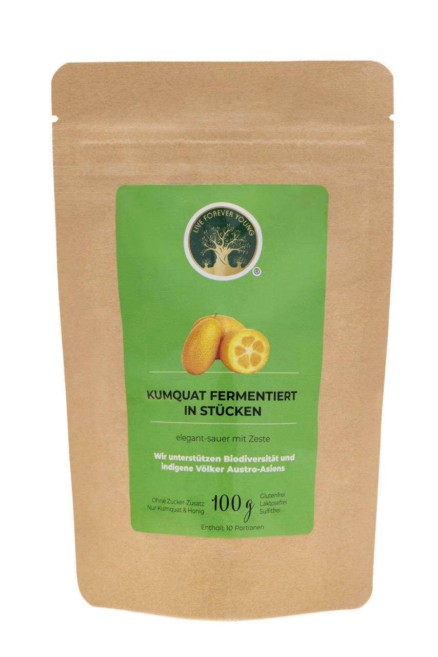 Fermentierte Kumquat 100g Live Forever Young Institute