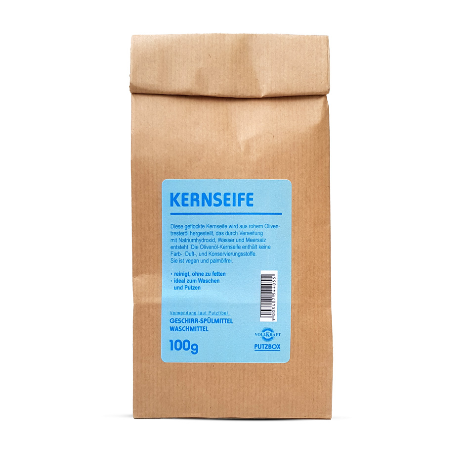 Kernseife zum Putzen 100g Vollkraft