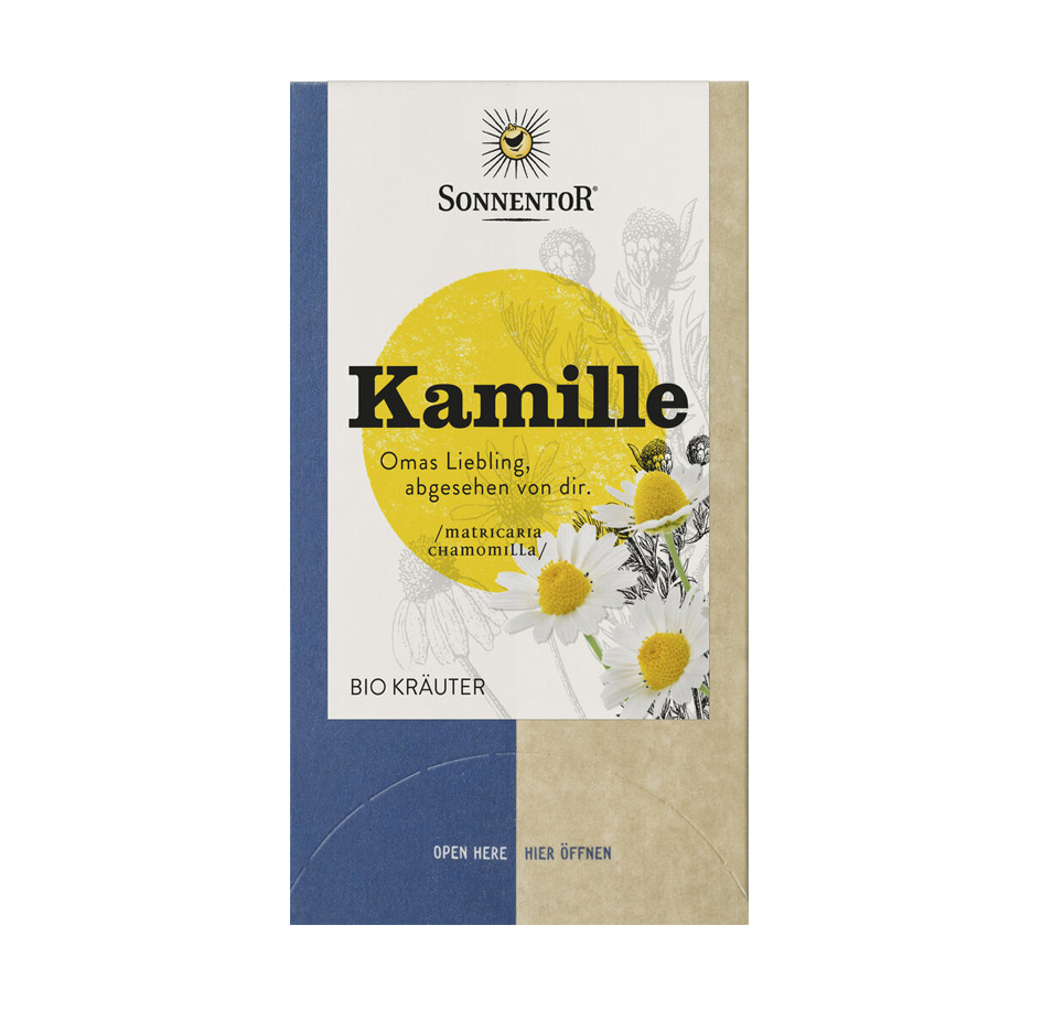 Kamille Bio Kräutertee 18 Beutel Sonnentor