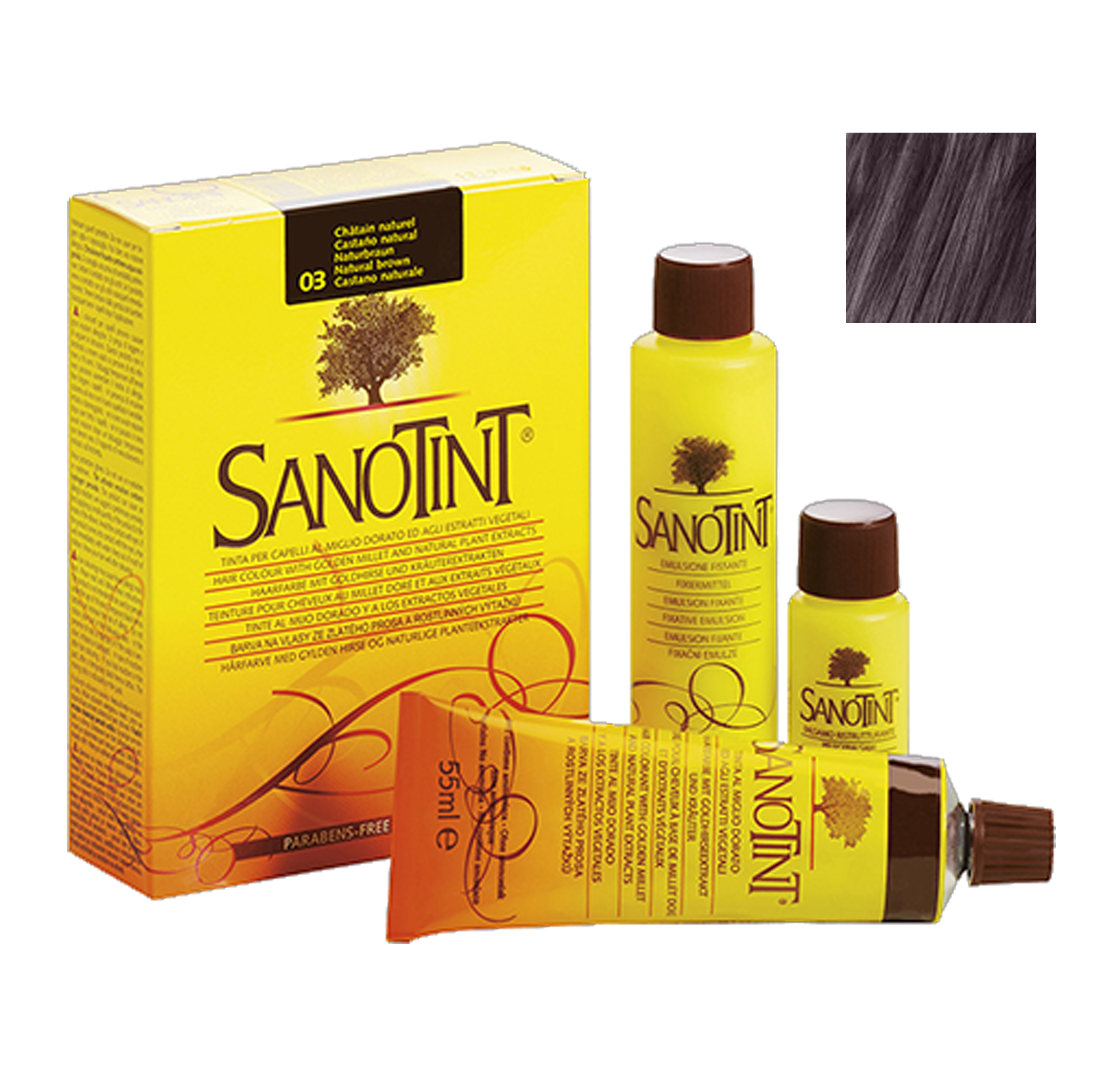 Haarfarbe 03 Naturbraun 125ml Sanotint