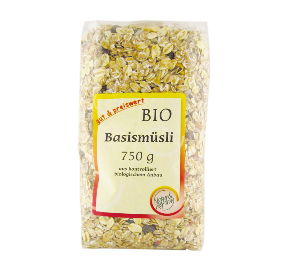Basismüsli Bio 750g Natur & Reform Basismüsli Bio 750g Natur & Reform