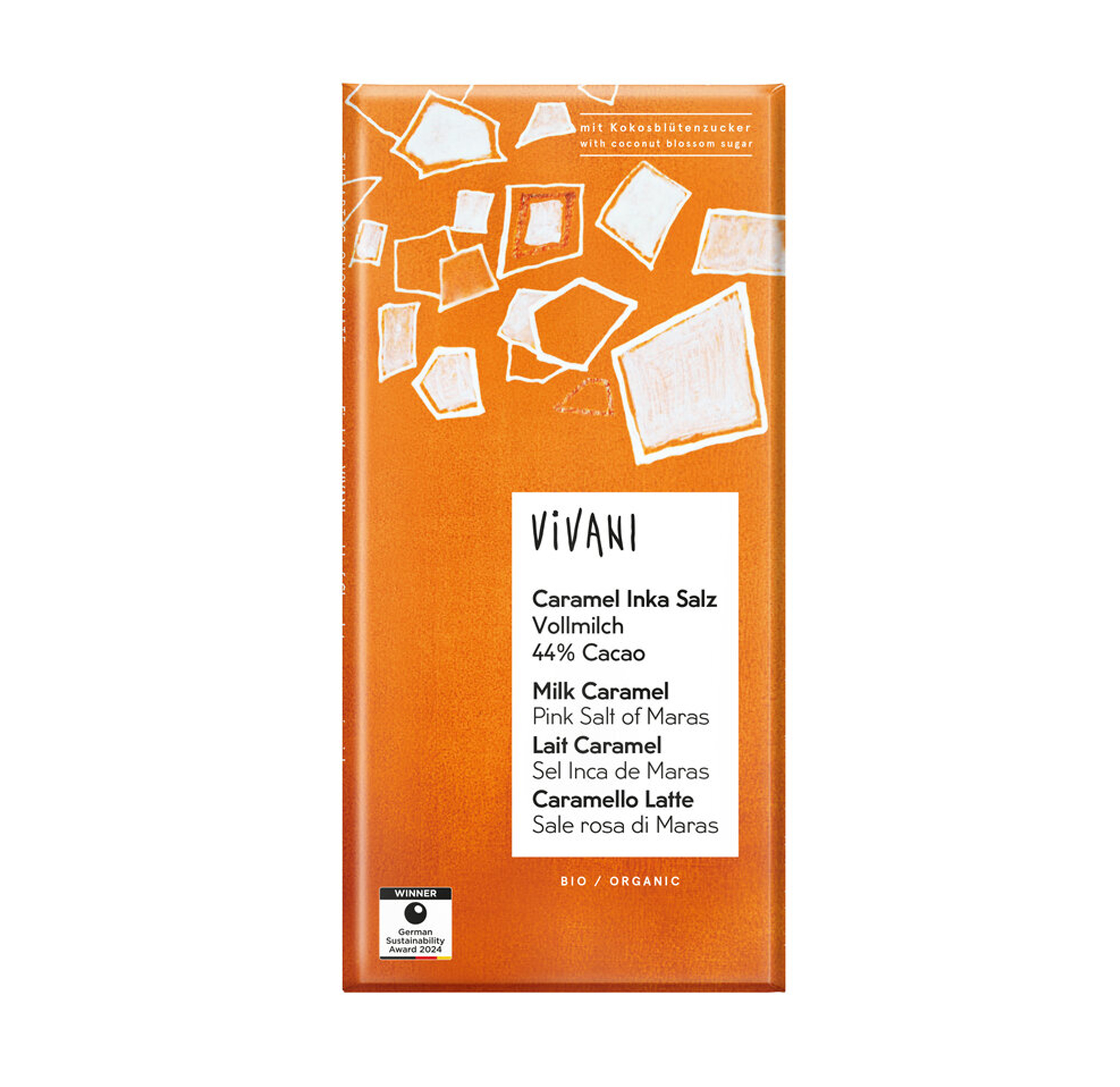 Caramel Inka Salz Schokolade Bio 100g Vivani 