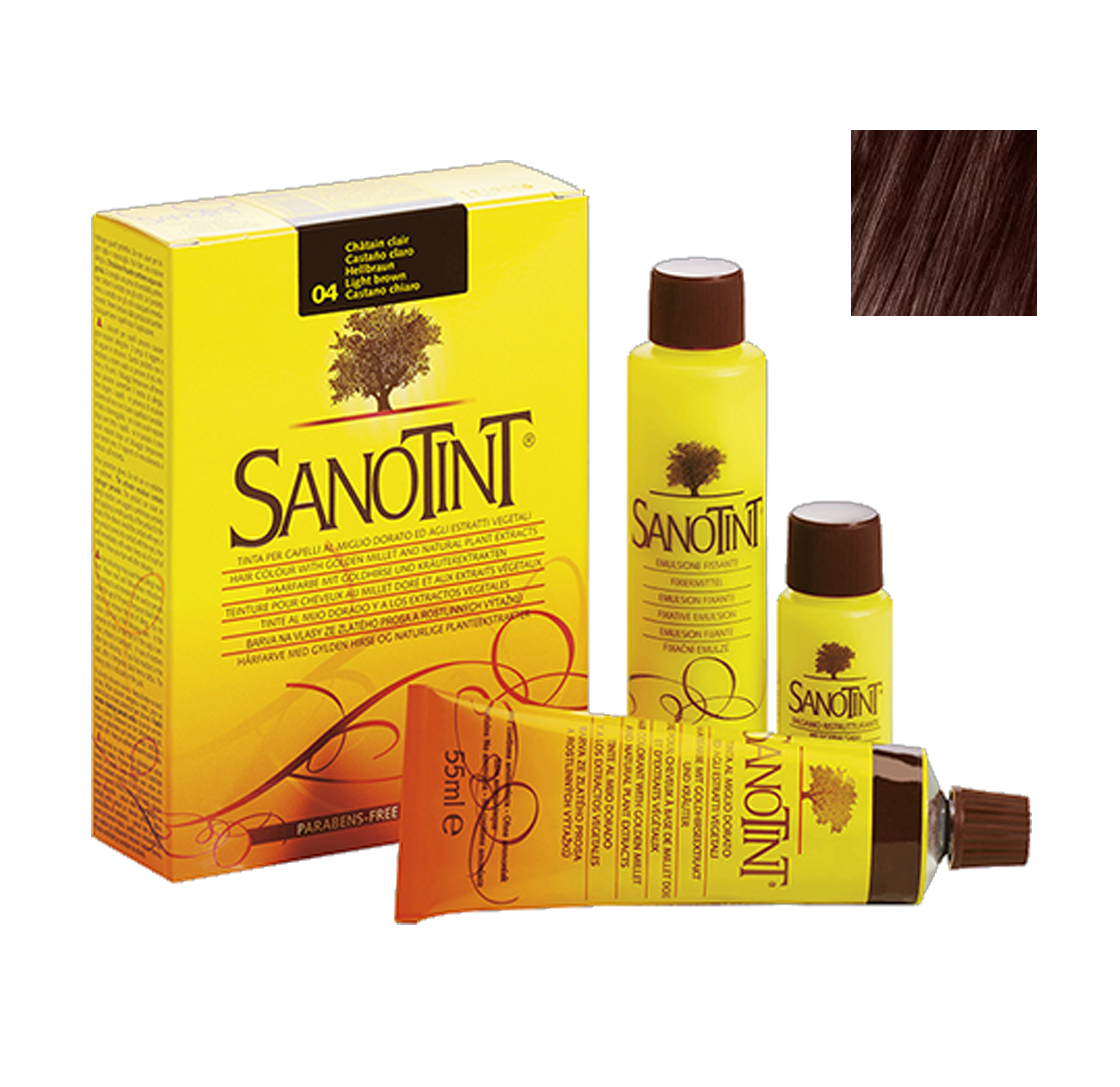 Haarfarbe 04 Hellbraun 125ml Sanotint