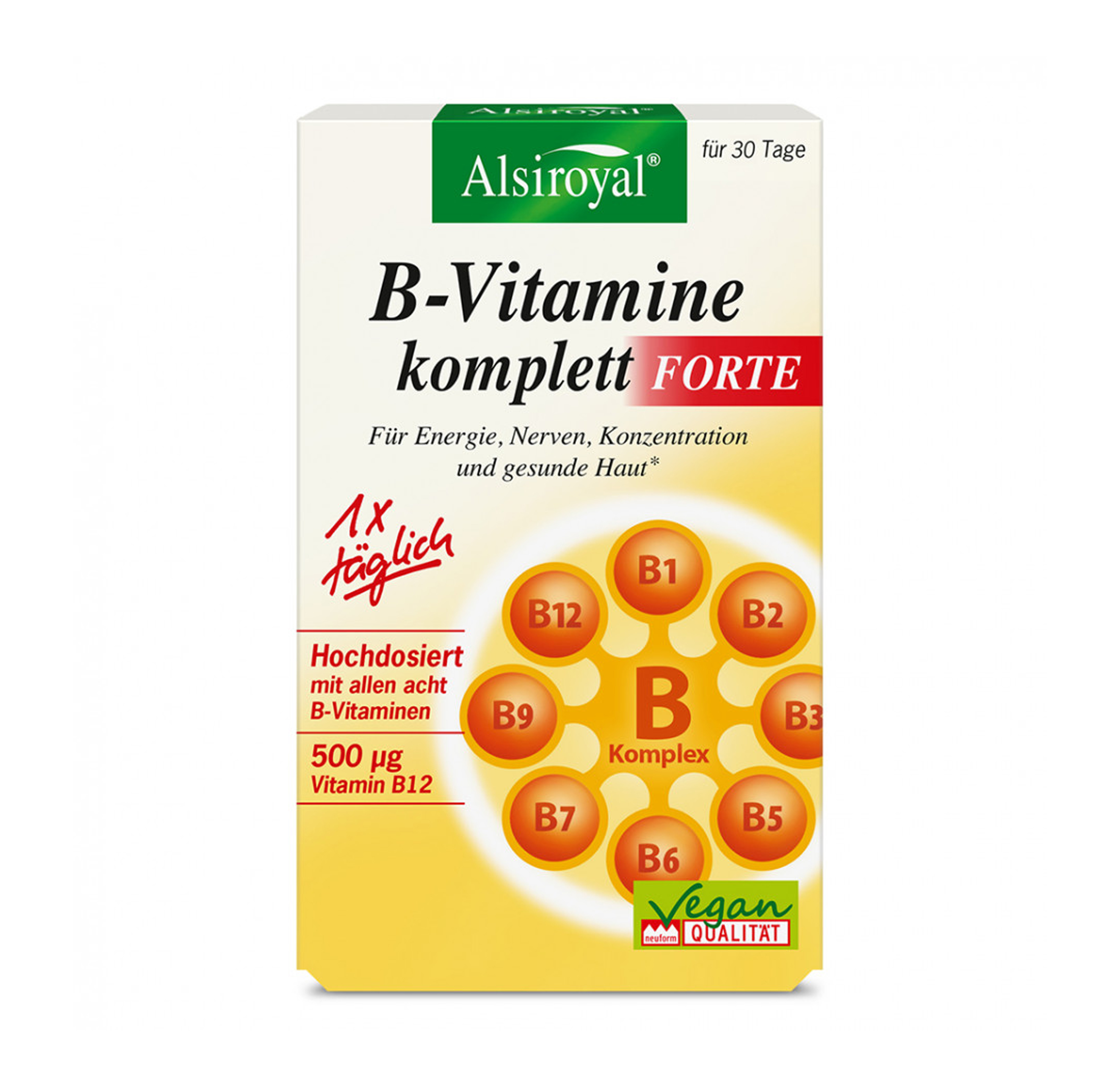 B-Vitamine komplett Forte 30 Stück Alsiroyal 