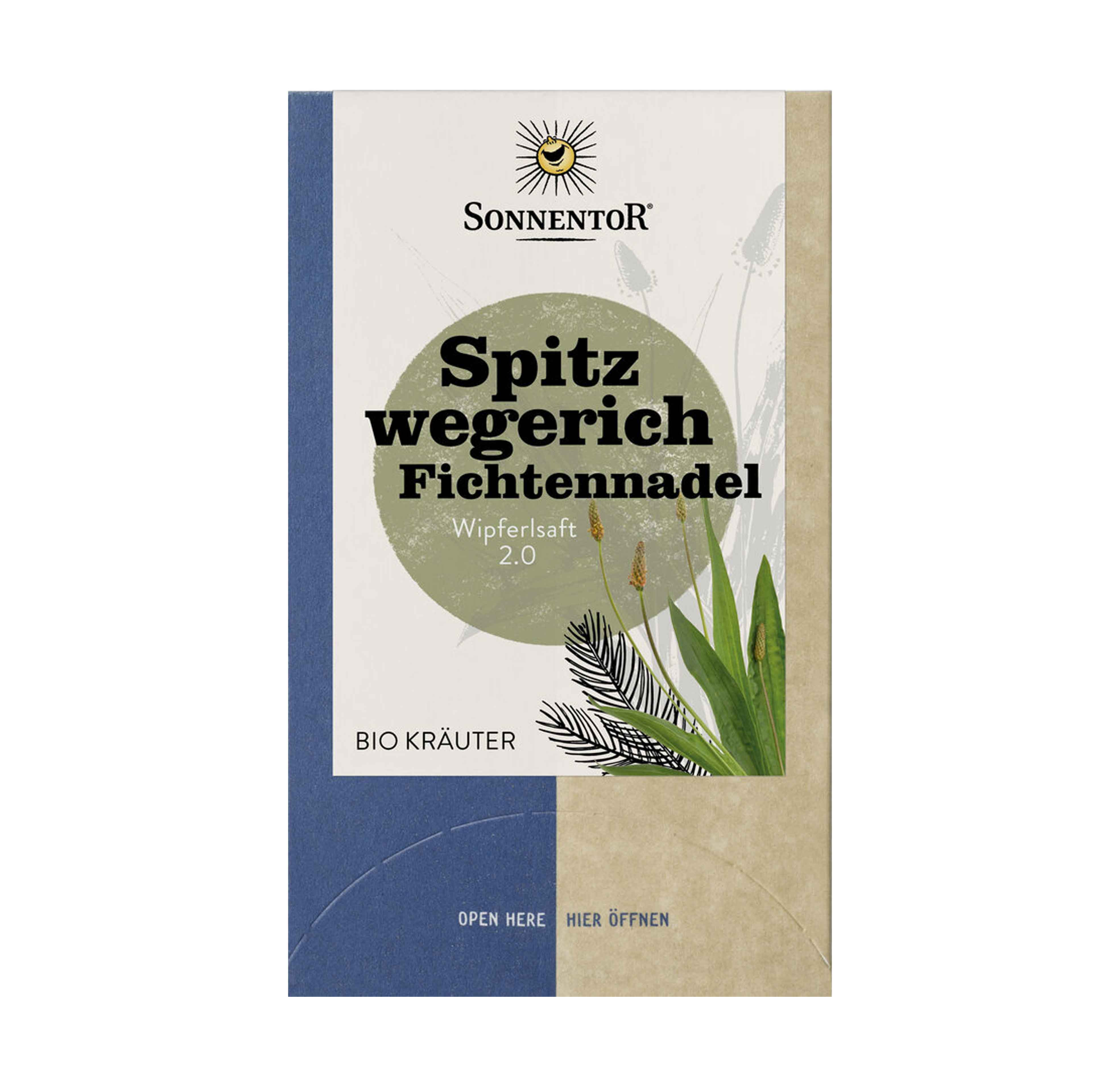 Spitzwegerich-Fichtennadel bio Kräuterteemischung 18Btl. Sonnentor