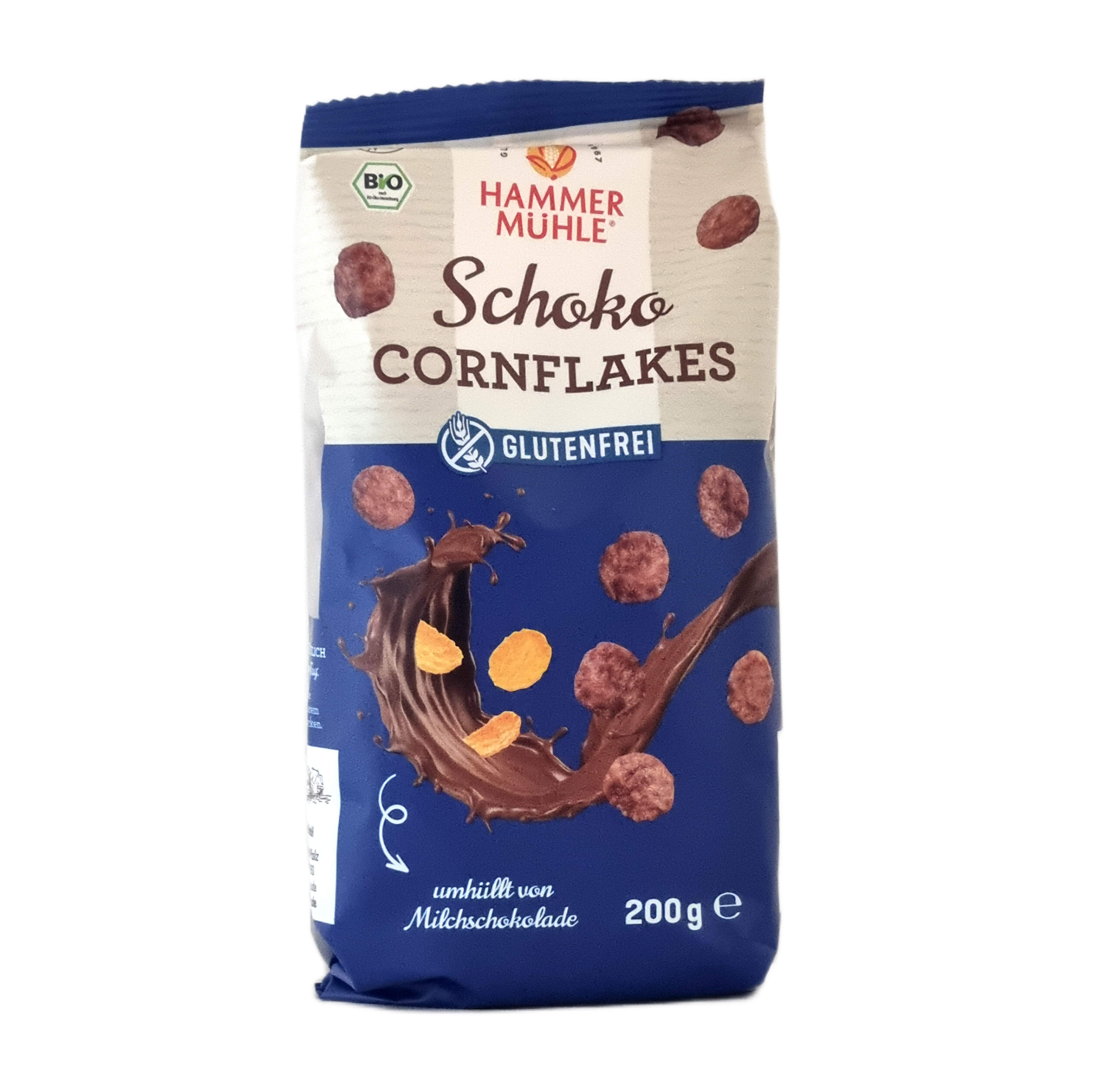 Schoko Cornflakes Glutenfrei 200g Hammermühle