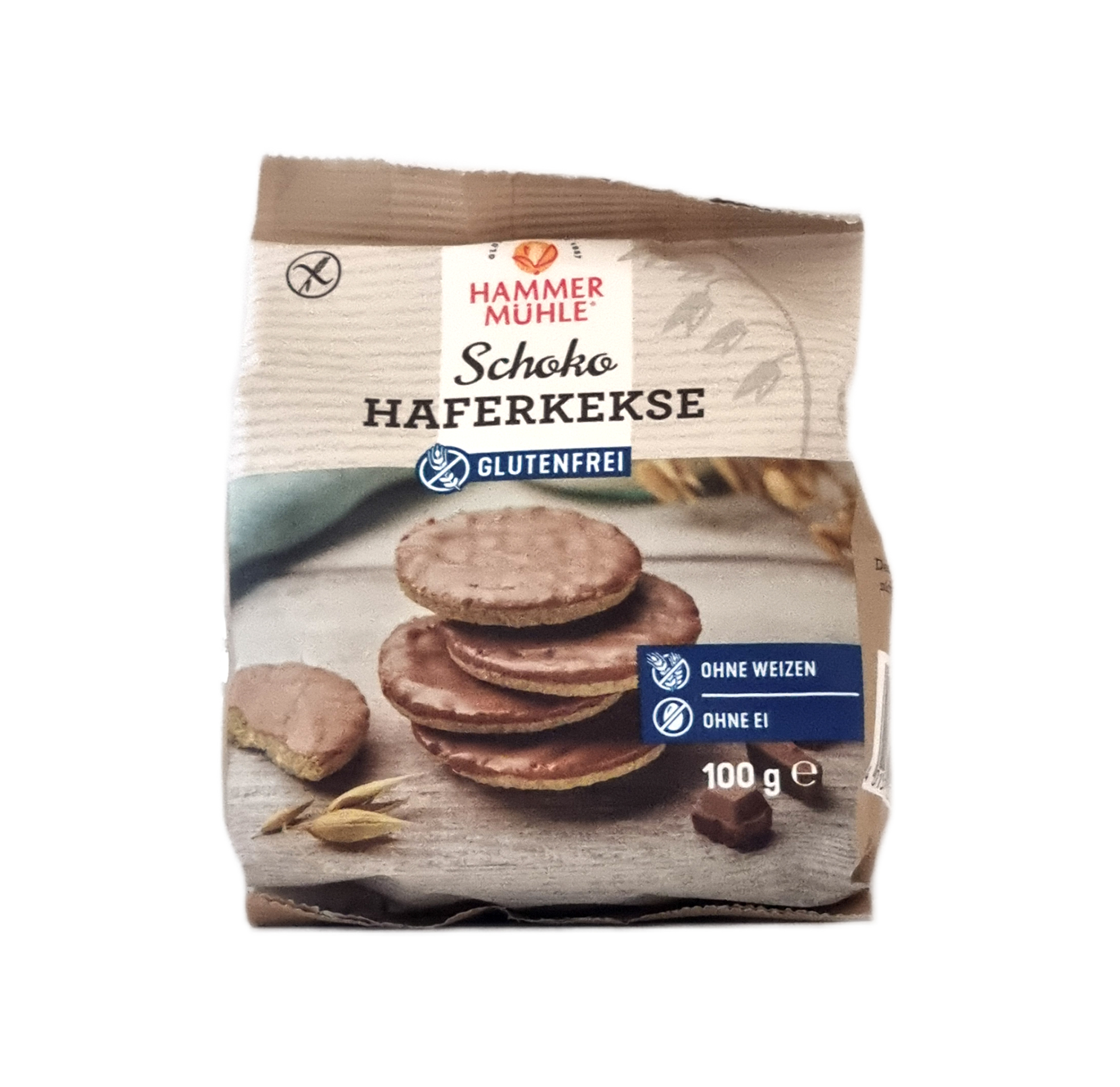 Hafer Kekse Glutenfrei 100gHammermühle