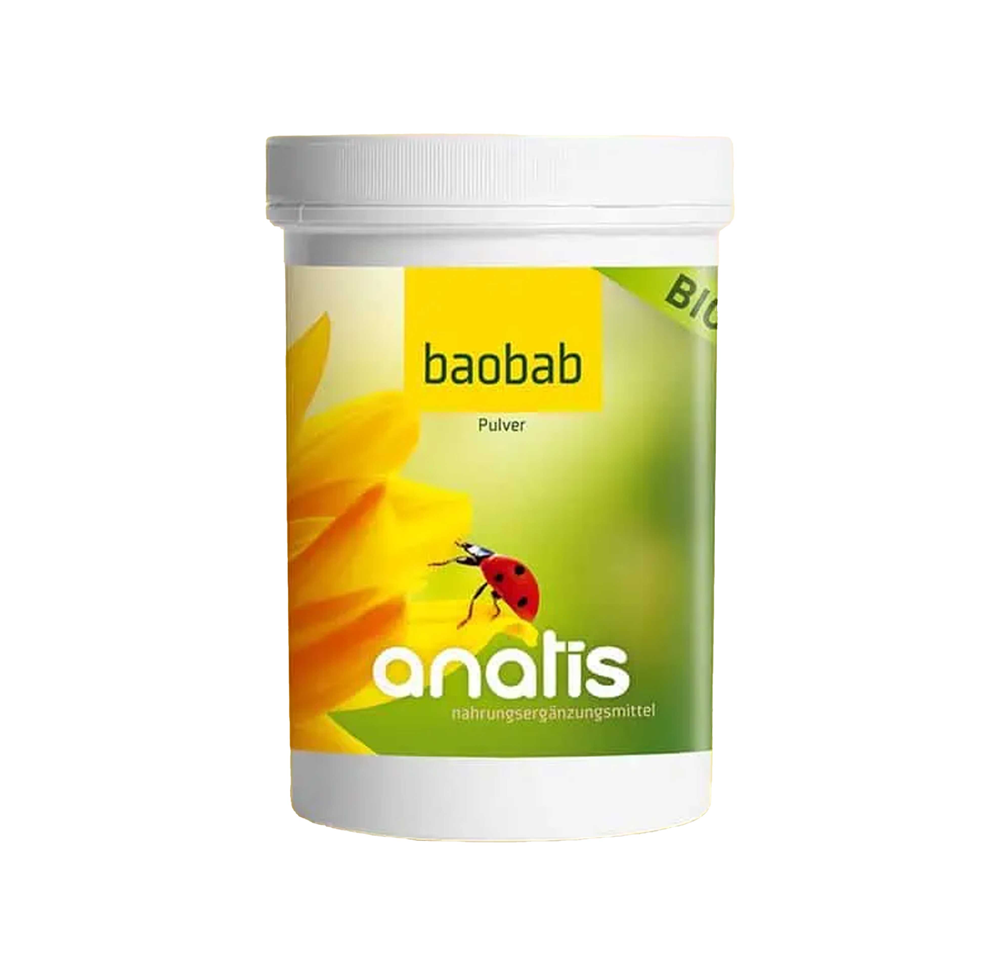 Baobab Pulver 270g Anatis Baobab Pulver 270g Anatis