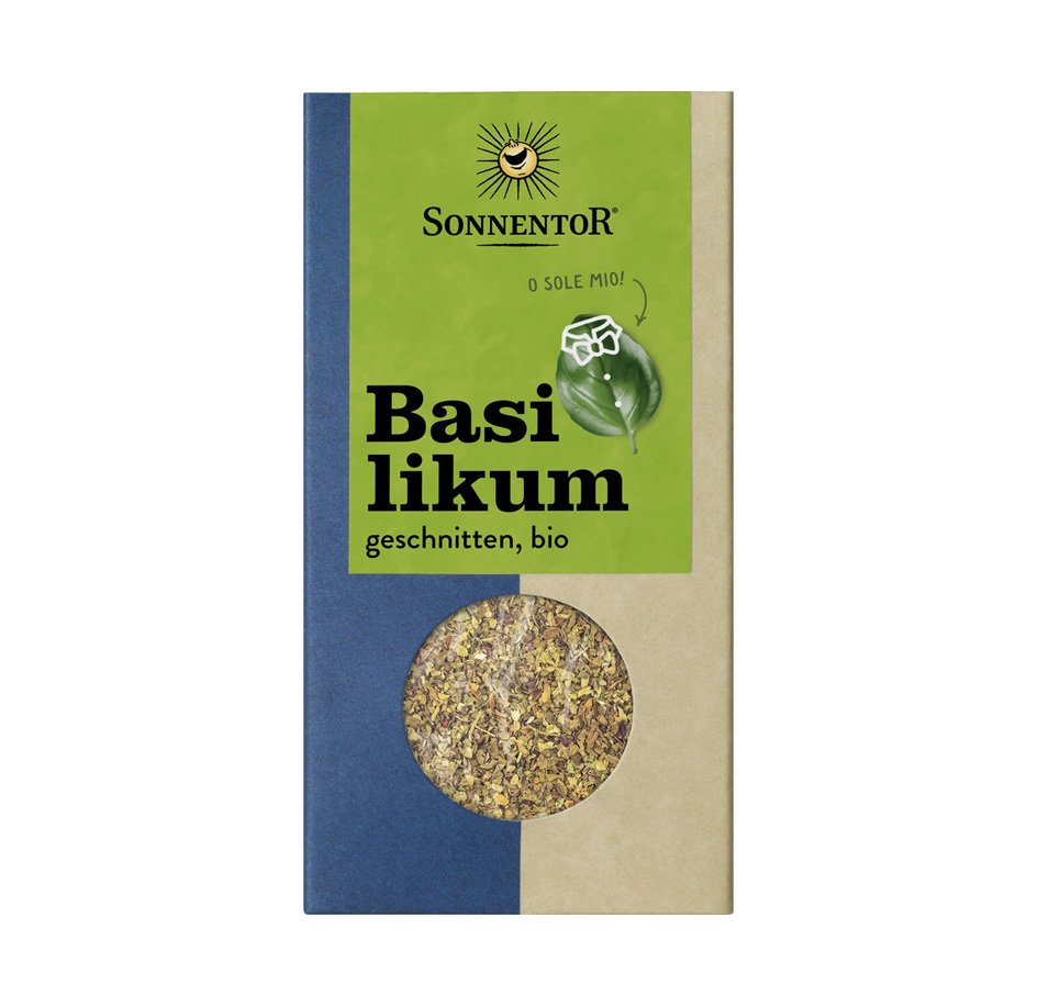 Basilikum geschnitten Bio 15g Sonnentor 