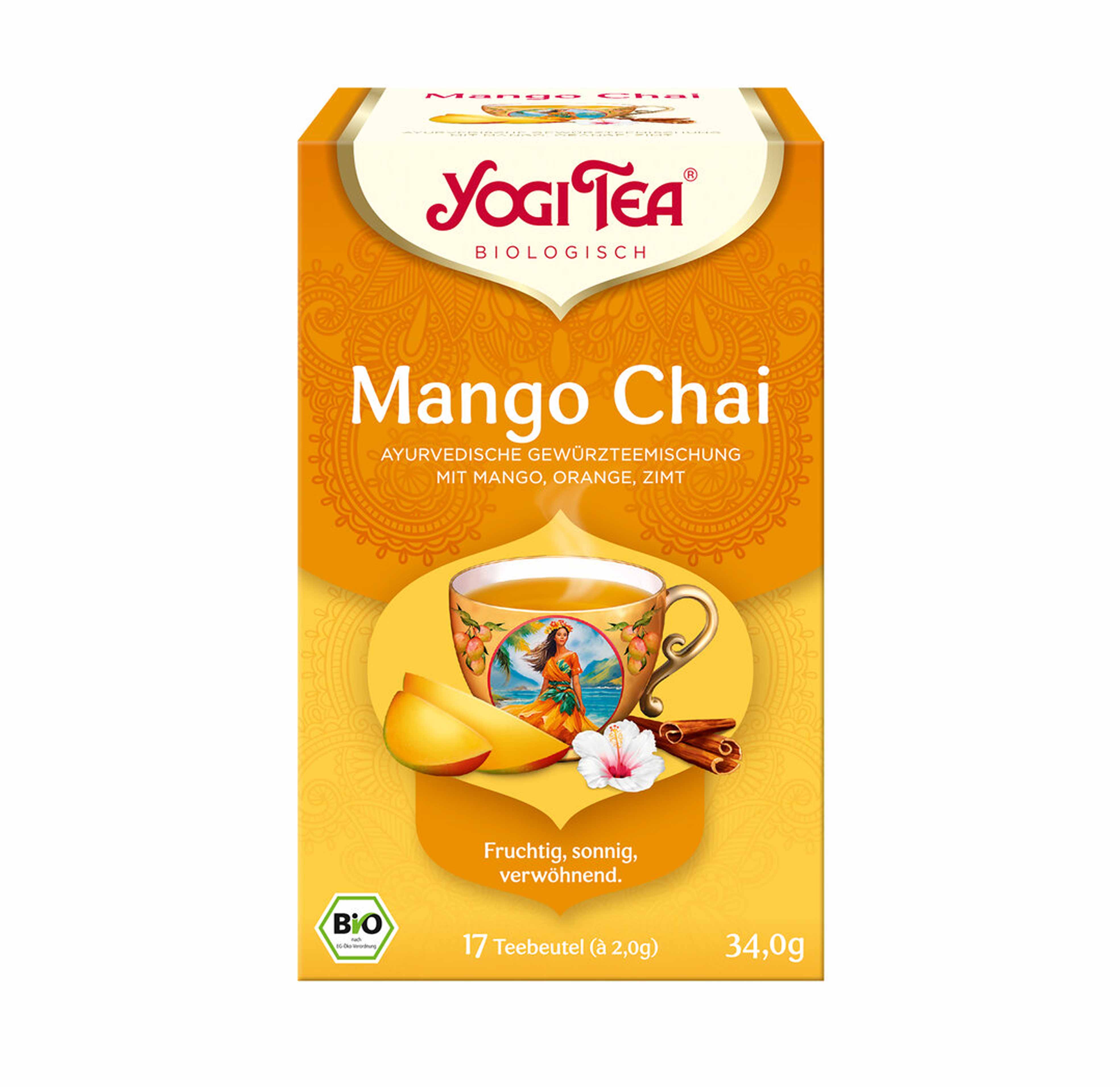 Mango Chai Bio 17 Beutel Yogi Tea