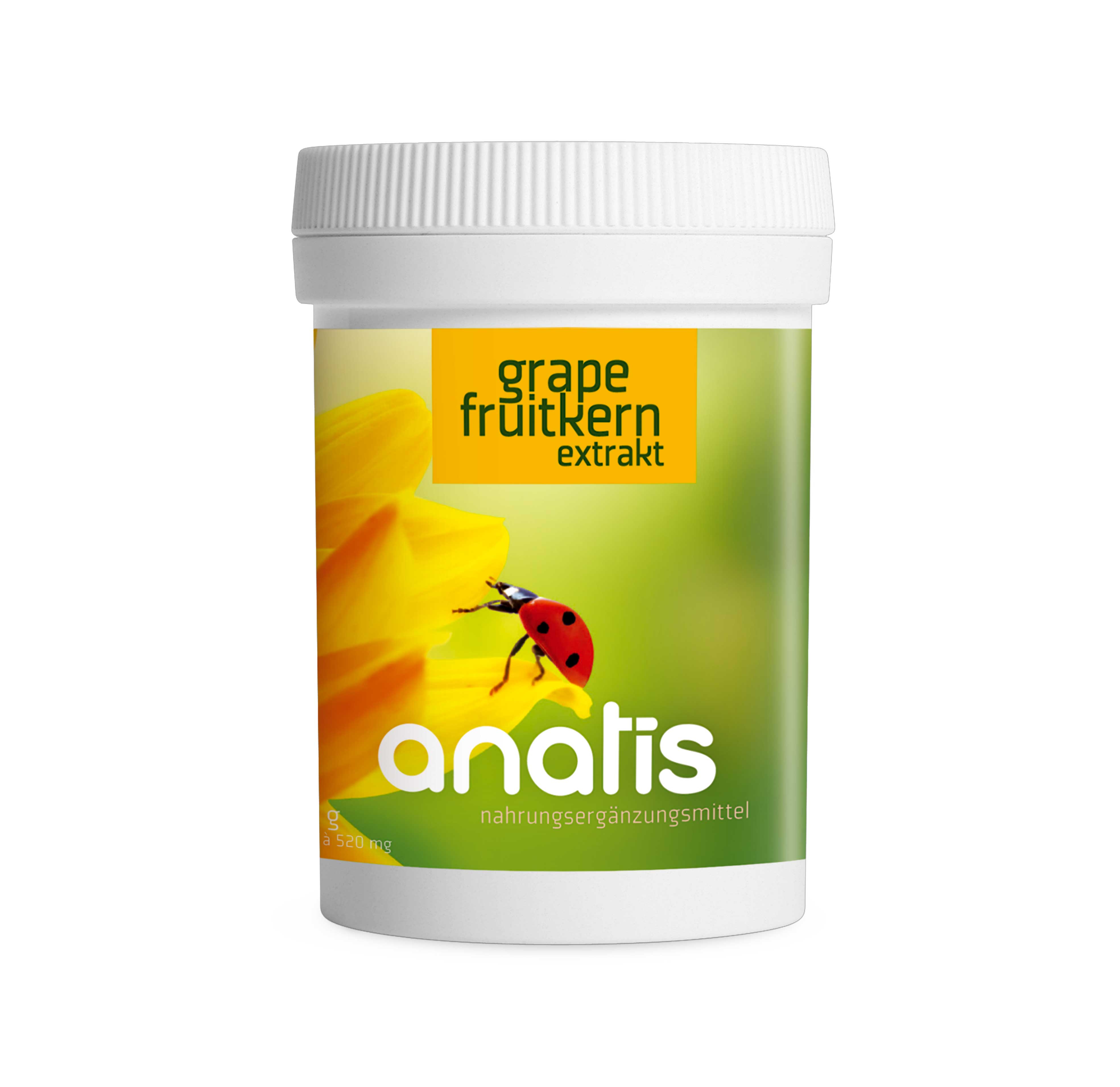 Grapefruitkernextrakt 90 Stück Anatis Grapefruitkernextrakt 90 Stück Anatis