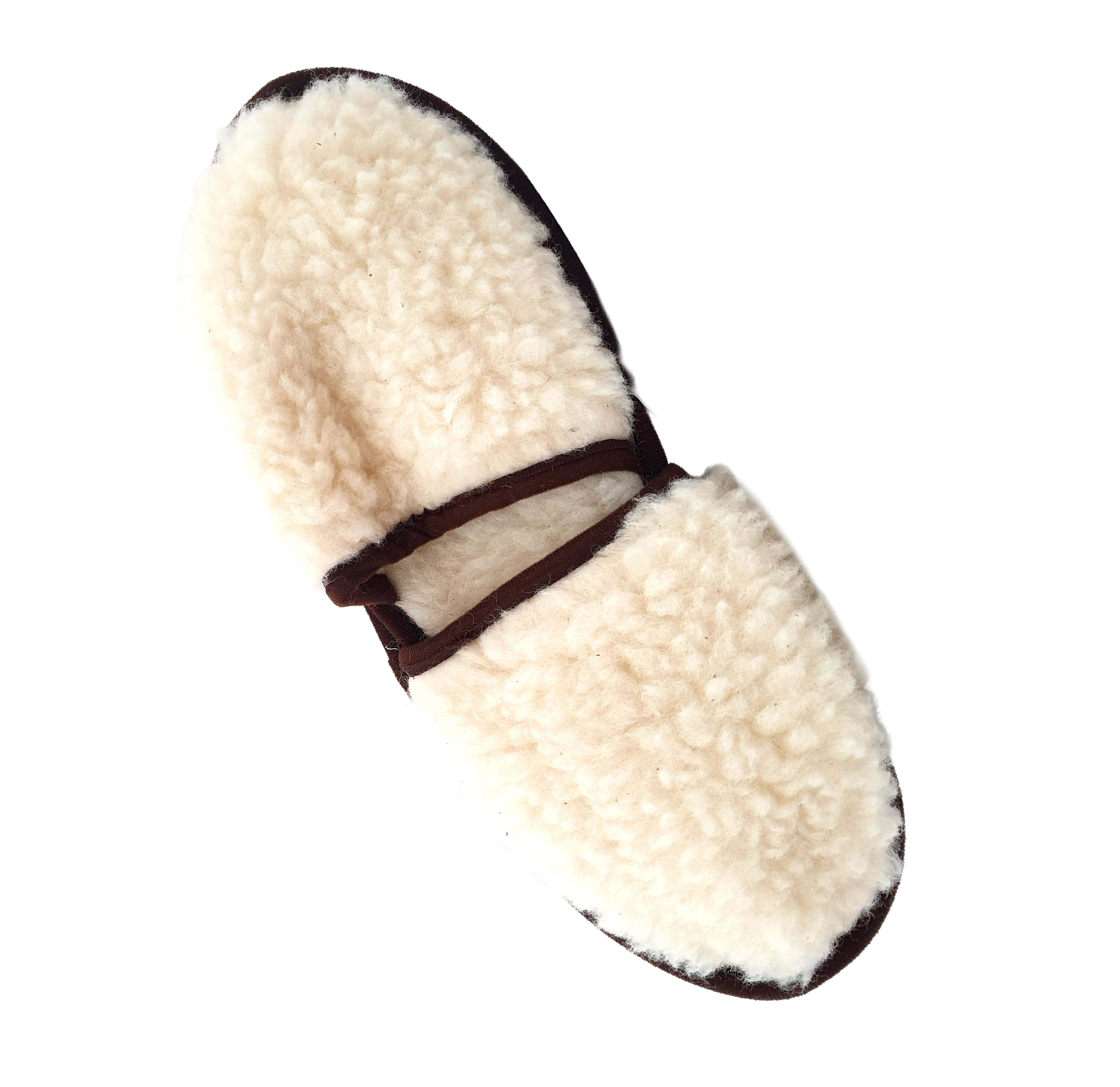 Schafwoll Pantoffel GR.43-45 Mühlviertler Schafwolle