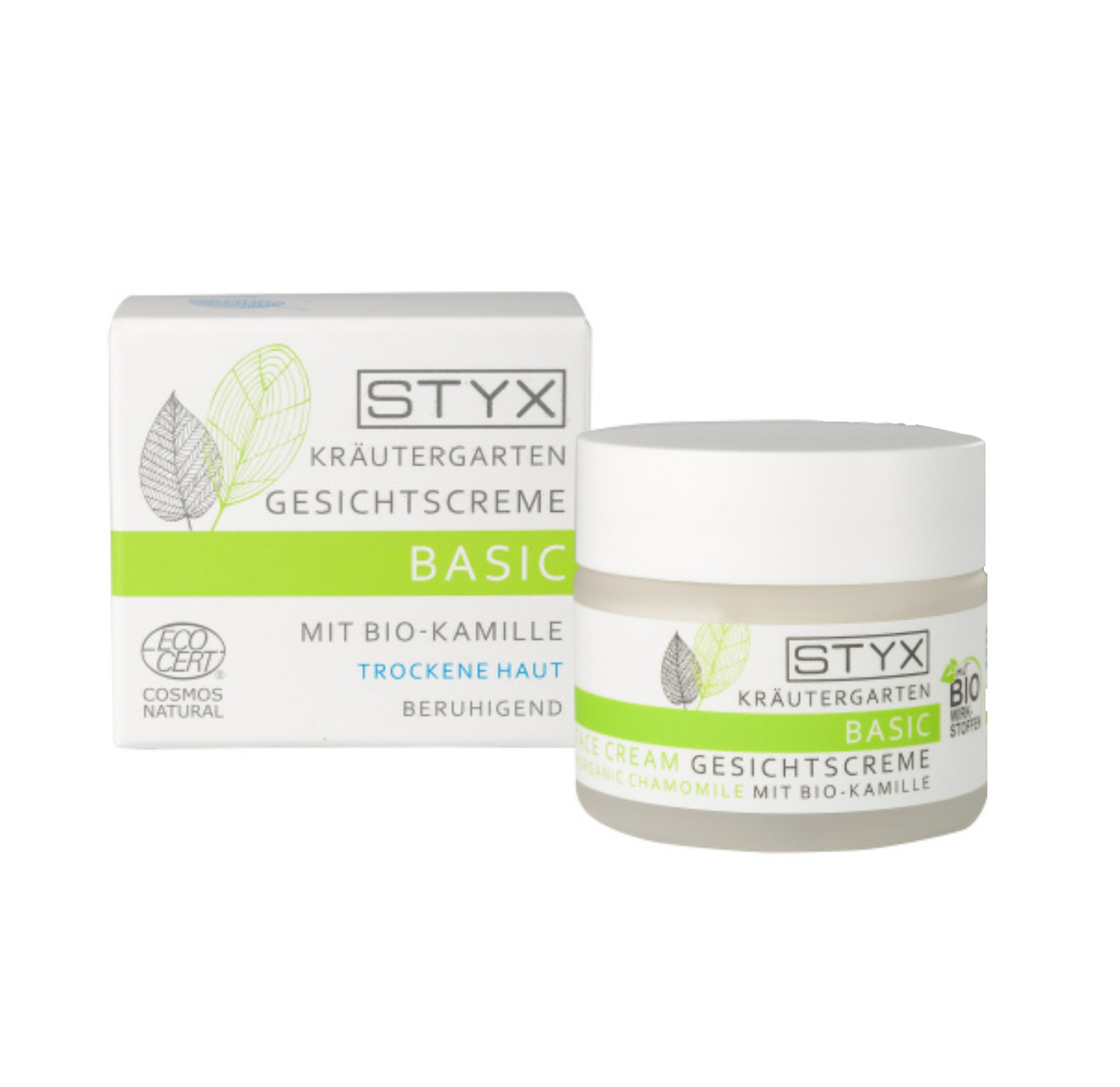 Kräutergarten Gesichtscreme mit BIO-Kamille 50ml Styx