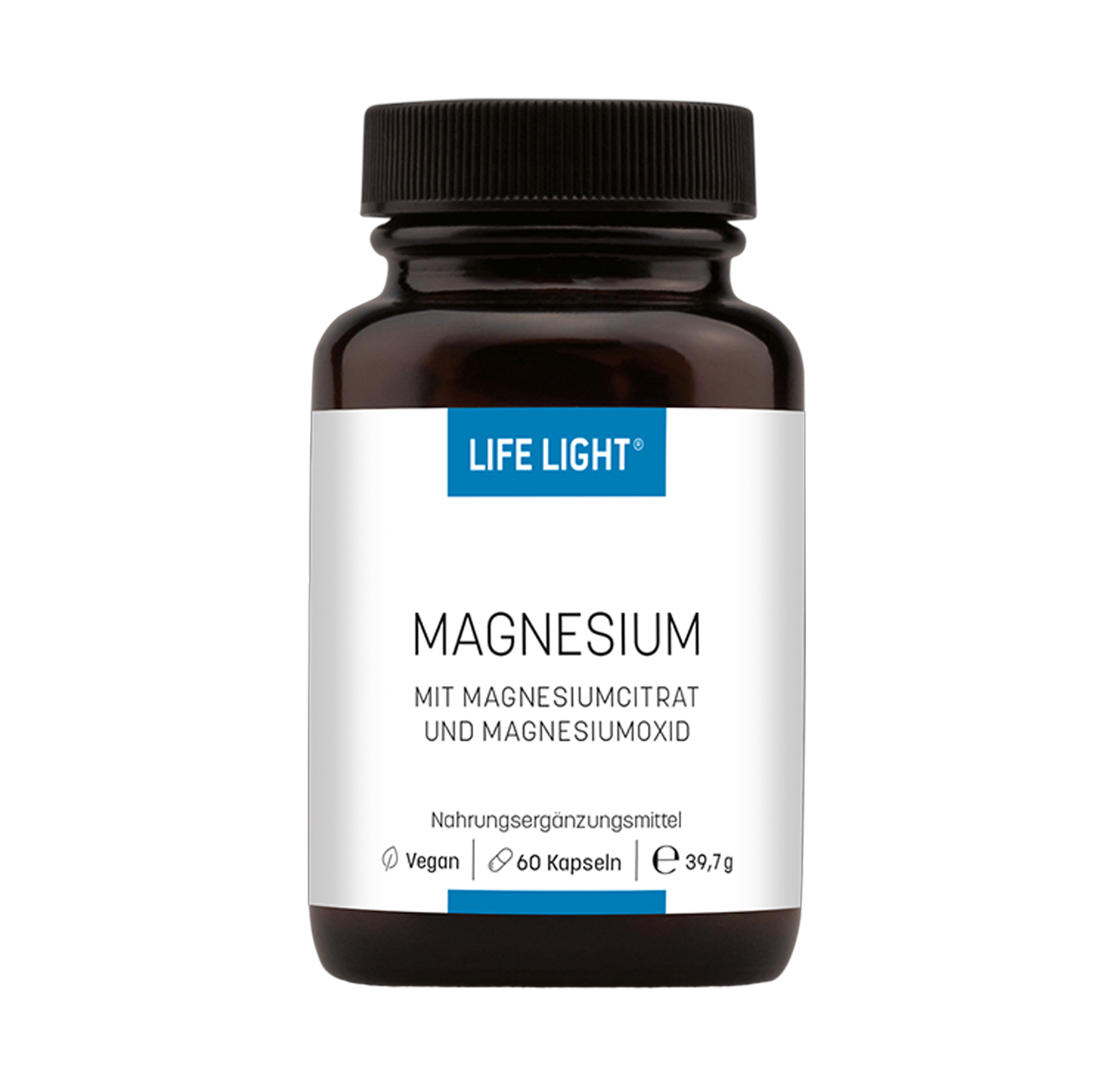 Magnesium 150mg 60 Kapseln Life Light