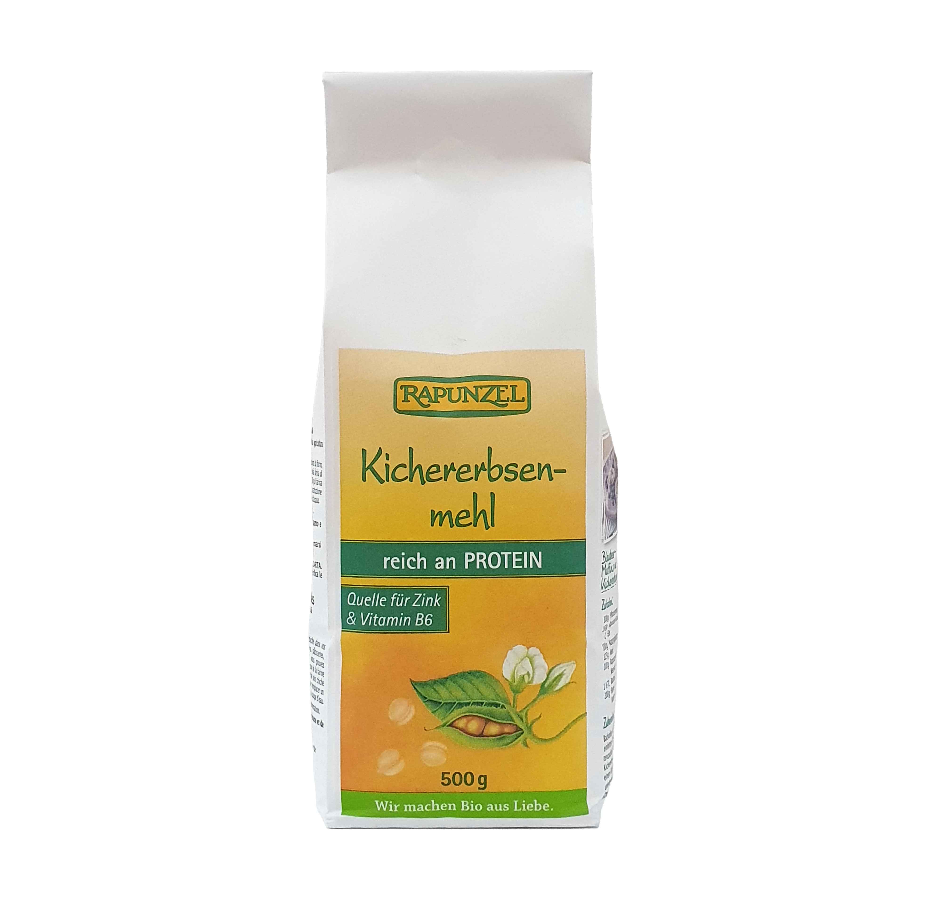 Kichererbsenmehl geröstet Bio 500g Rapunzel  Kichererbsenmehl geröstet Bio 500g Rapunzel