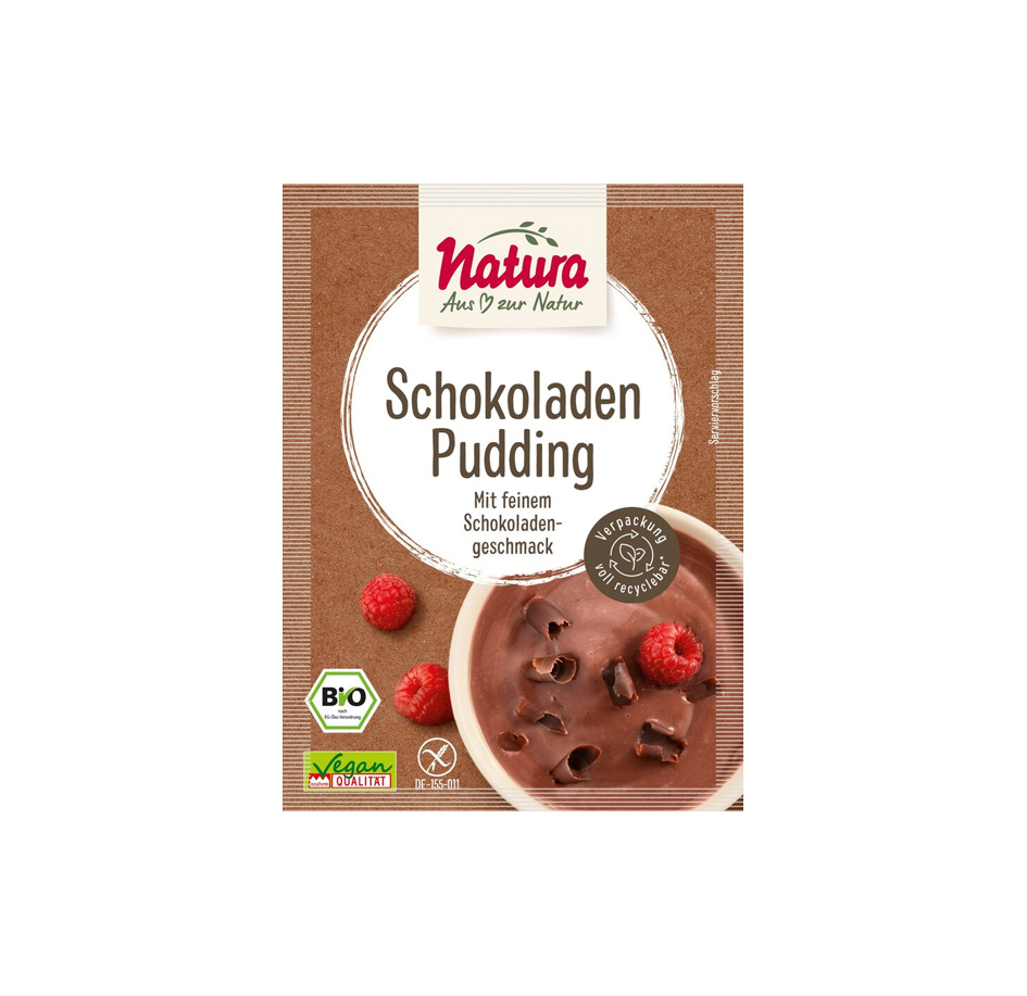 Bio Schokoladen Pudding 3 Stk. Natura 