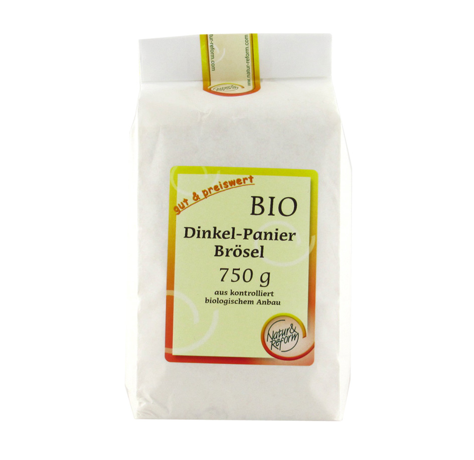 Dinkel Brösel-Panade Bio 750g Natur & Reform Dinkel Brösel-Panade Bio 750g Natur & Reform