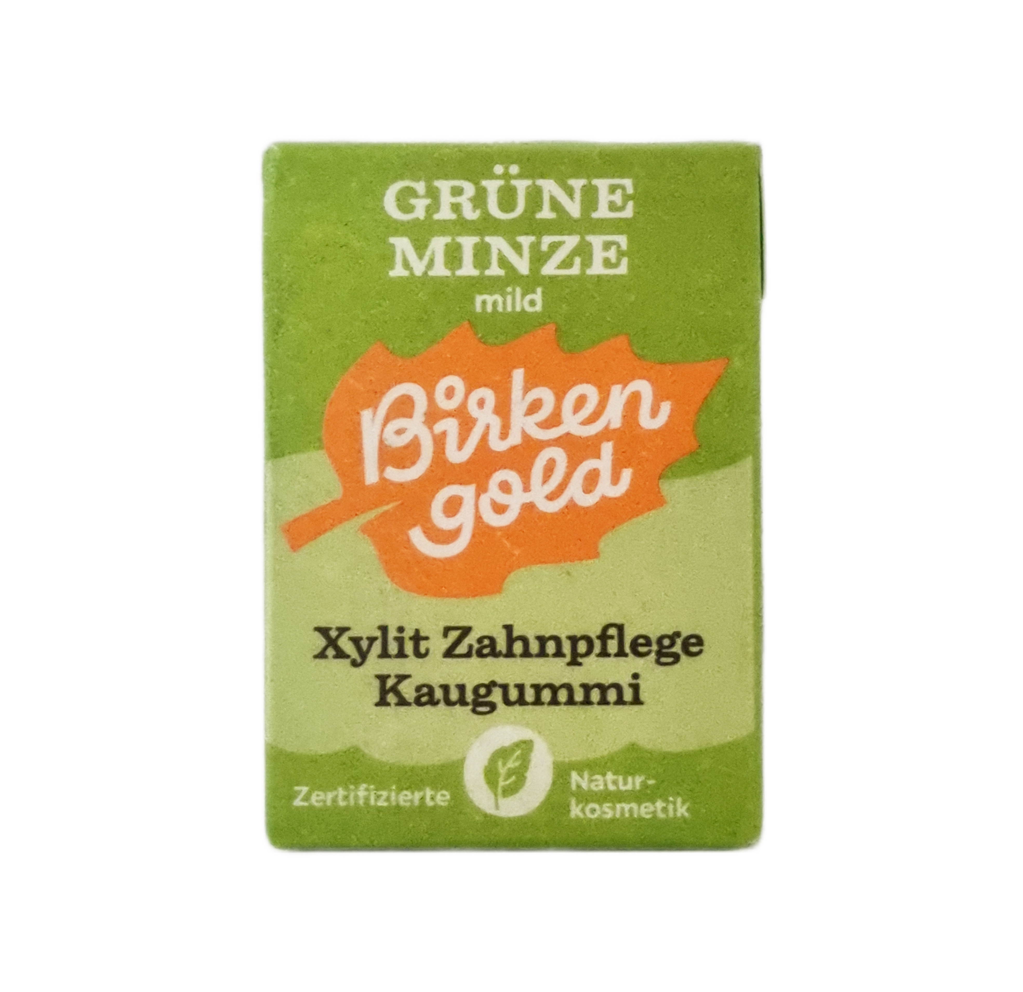 Kaugummi Xylit Grüne Minze 28g Birkengold