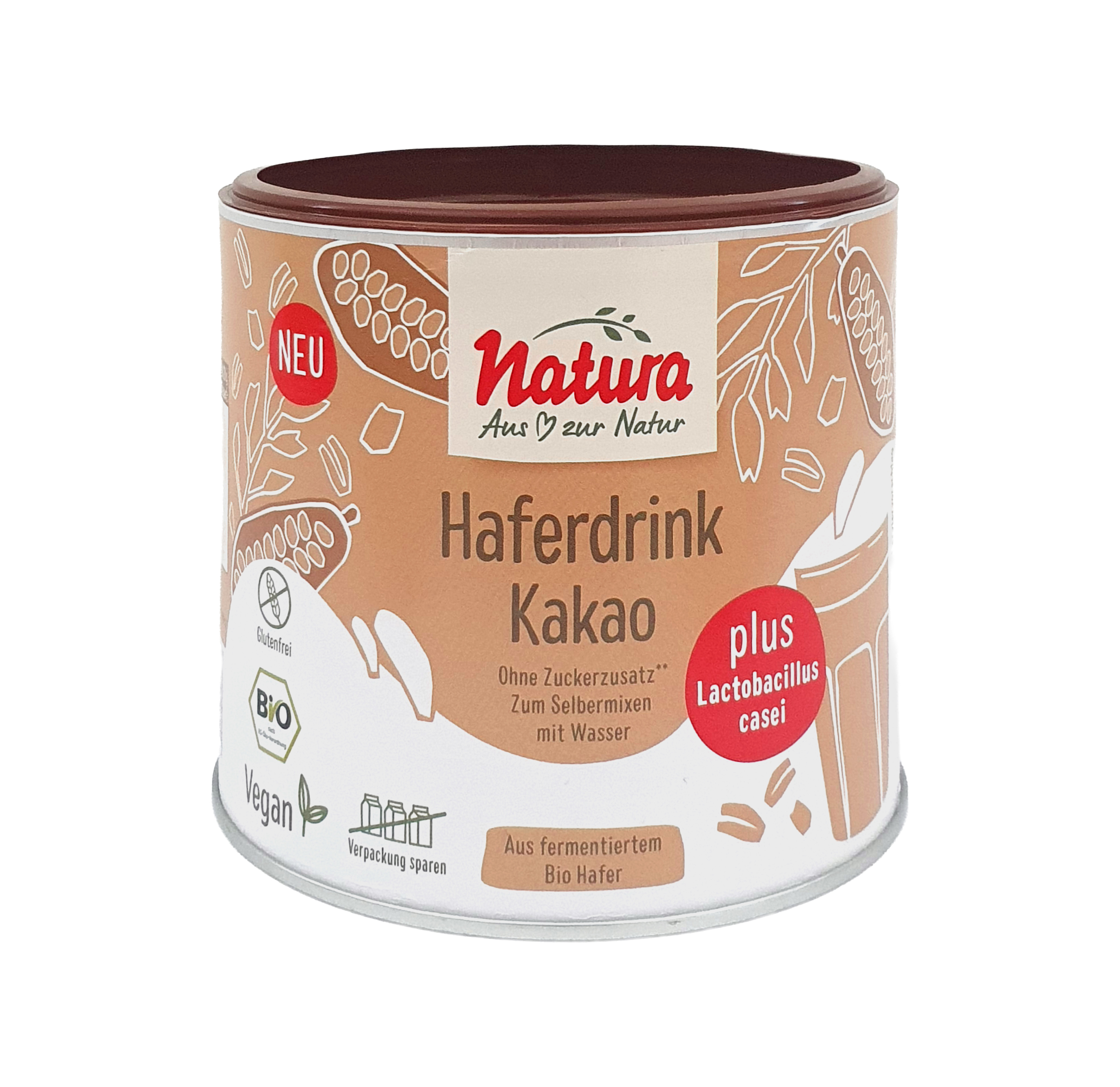 Haferdrink Pulver Kakao 300g Natura 