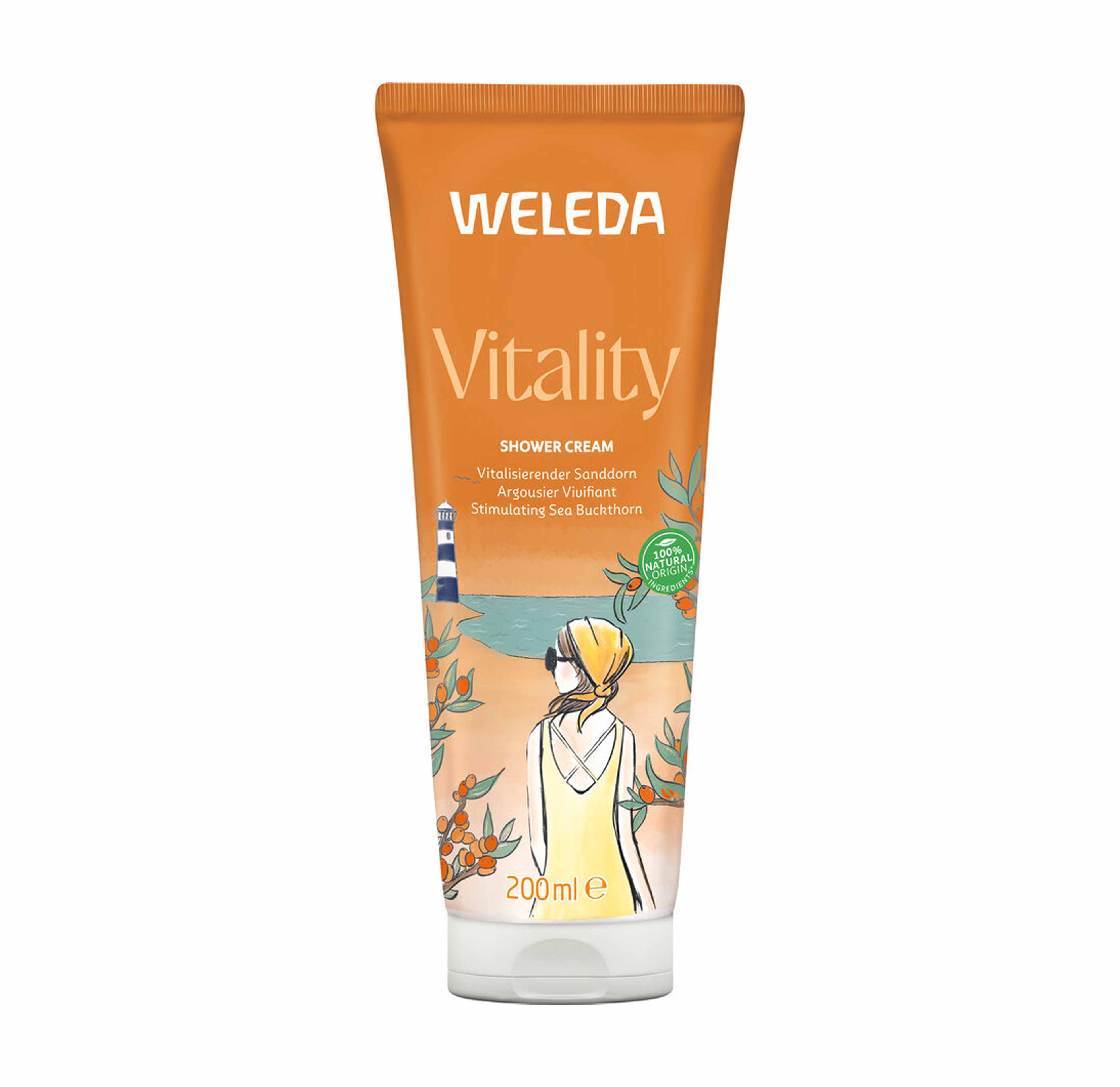Vitality -Shower Cream Sanddorn 200ml Weleda