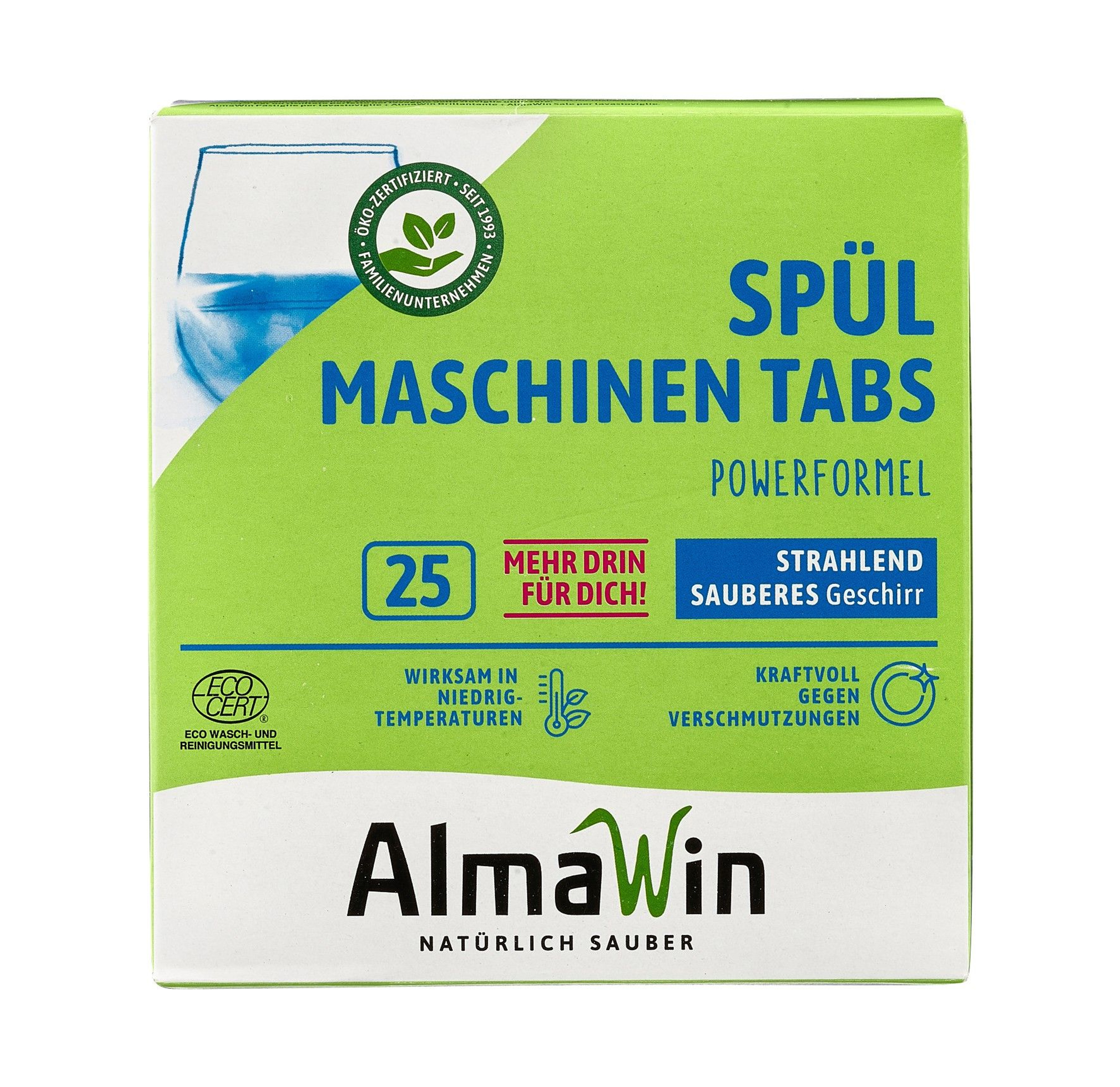 Spülmaschinentabs 25 Stück AlmaWin