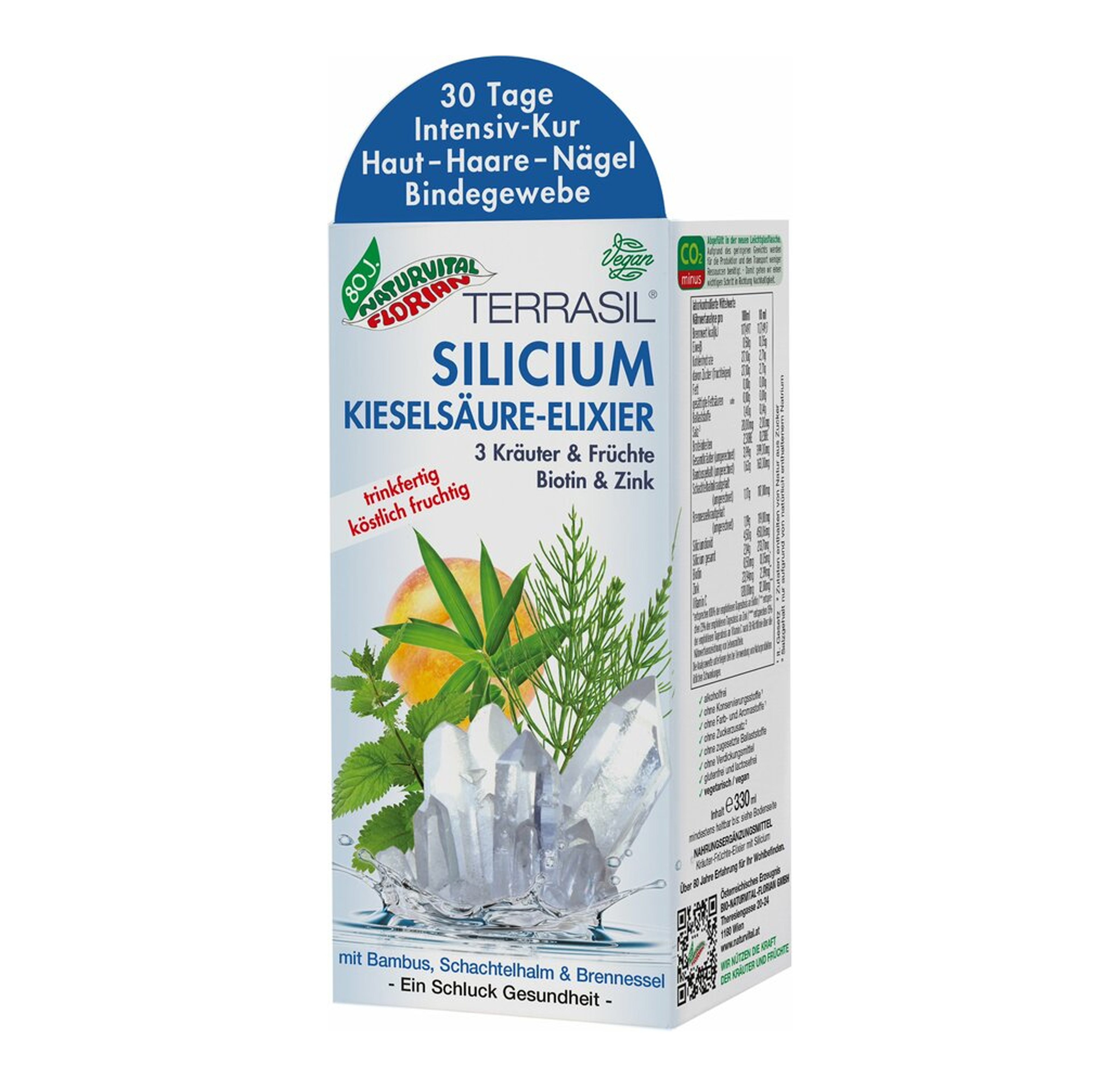 Silicium Kieselsäure- Elixier 330ml  Naturvital Florian