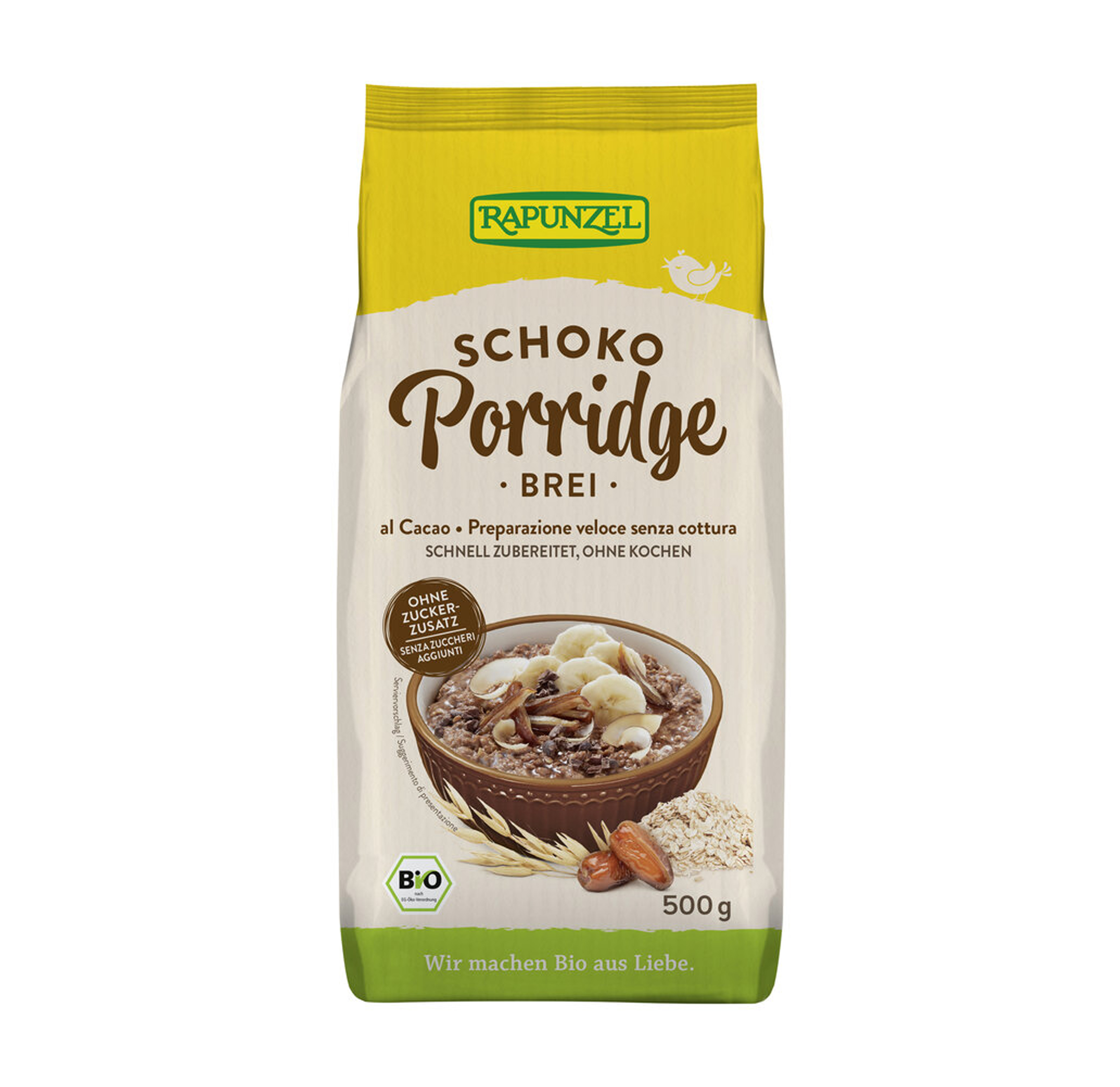 Frühstücksbrei/Porridge SchokoBio 500g Rapunzel