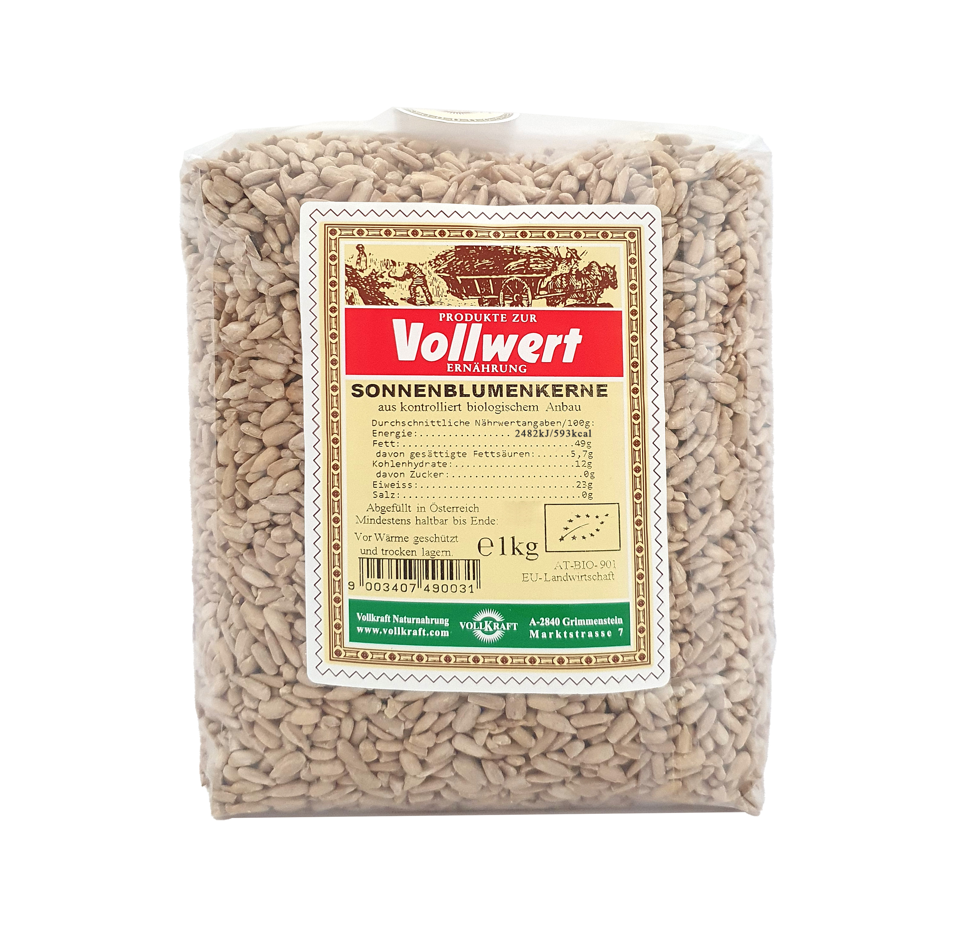 #Sonnenblumenkerne Bio 1kg Vollkraft