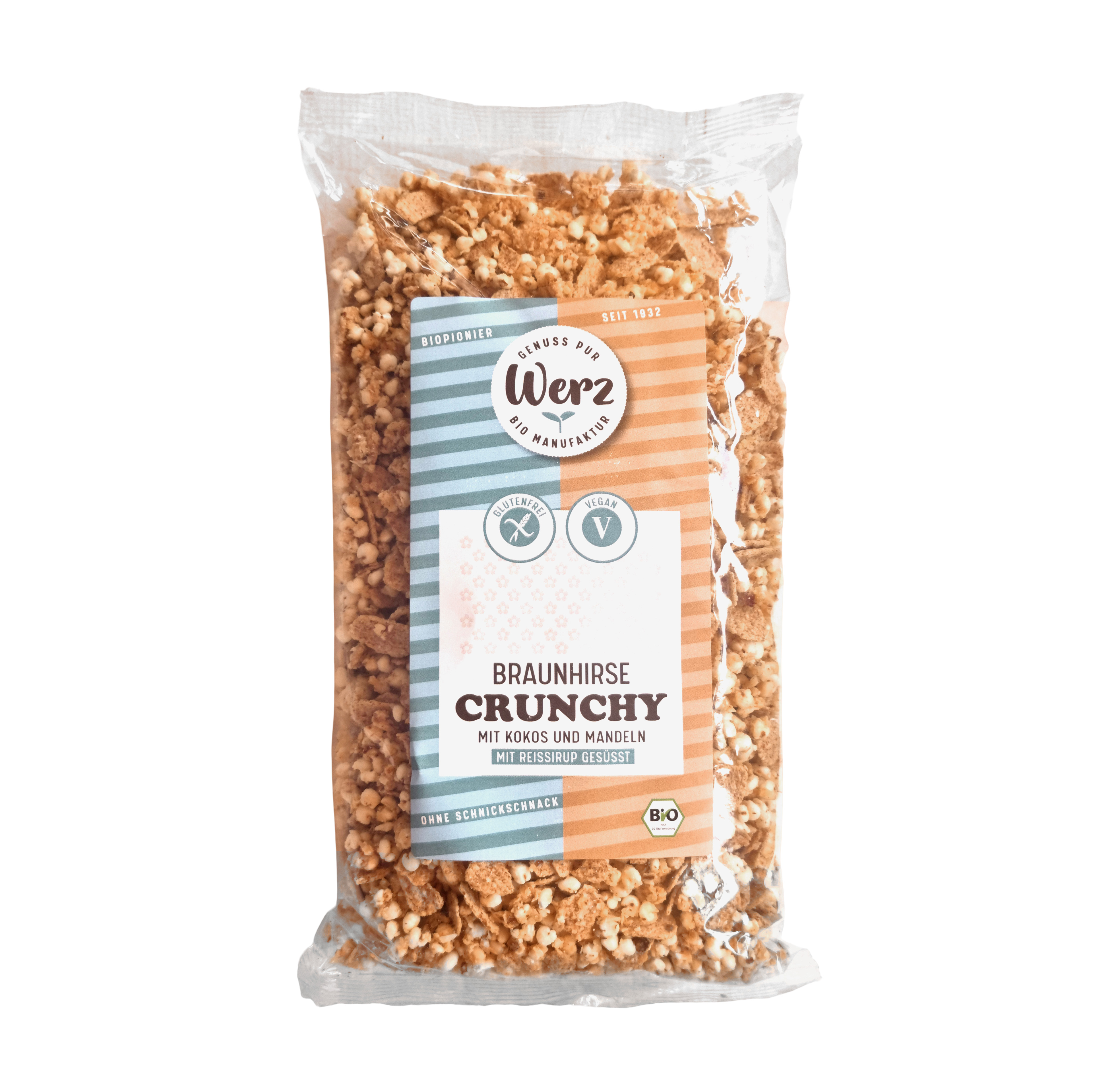 Braunhirse Crunchy  Bio glutenfrei 250g Werz