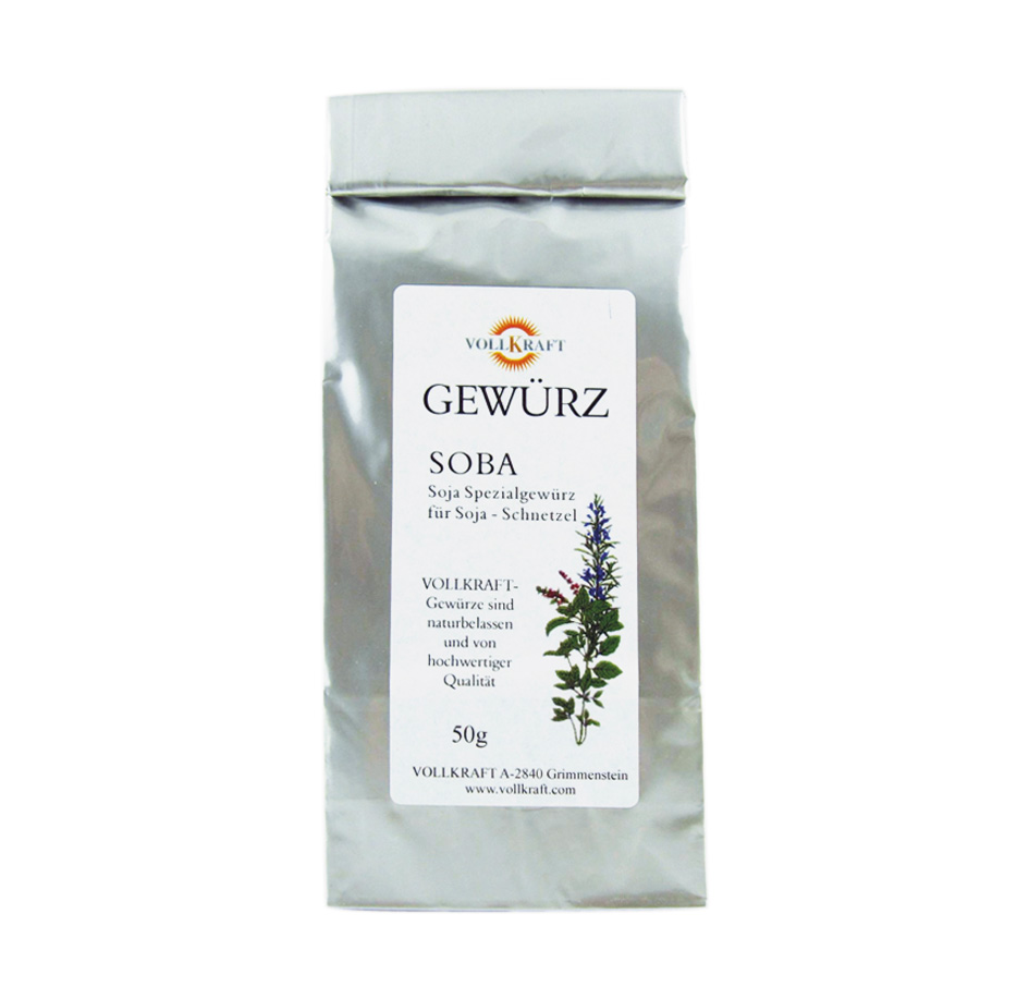 Gewürz für Sojaschnetzel 50g Vollkraft