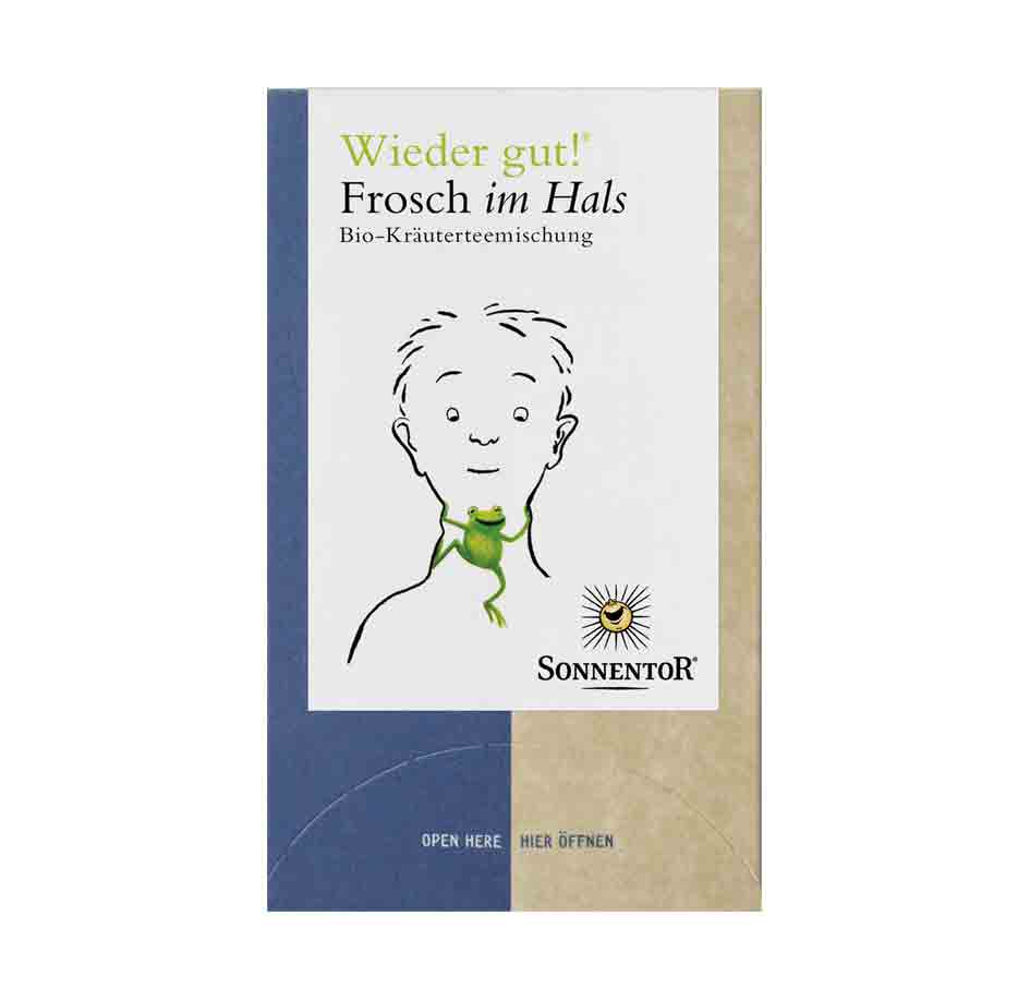 Frosch im Hals Bio Kräutertee  18Btl Sonnentor