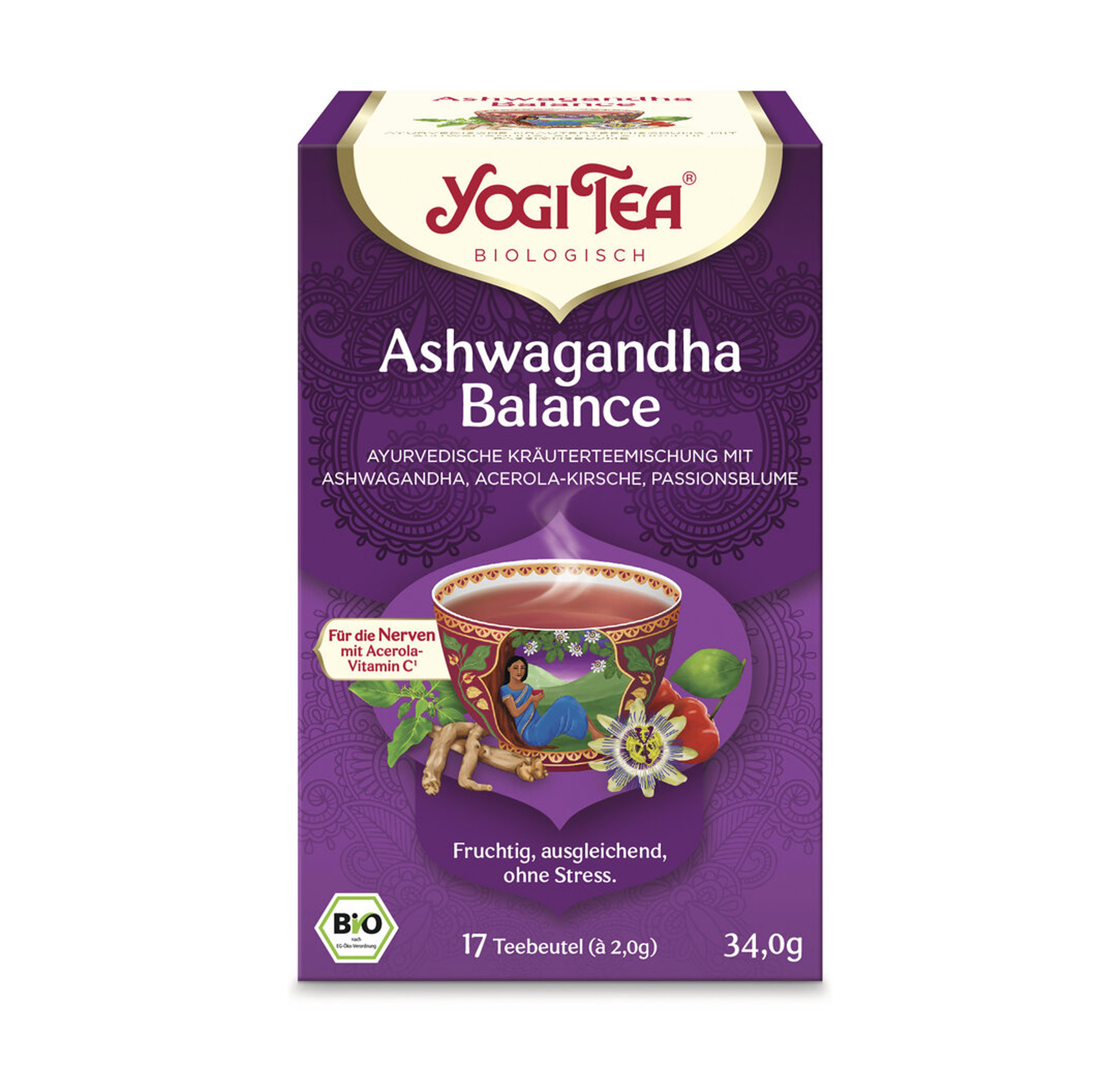 Ashwagandha Balance Bio 17 Beutel Yogi Tea