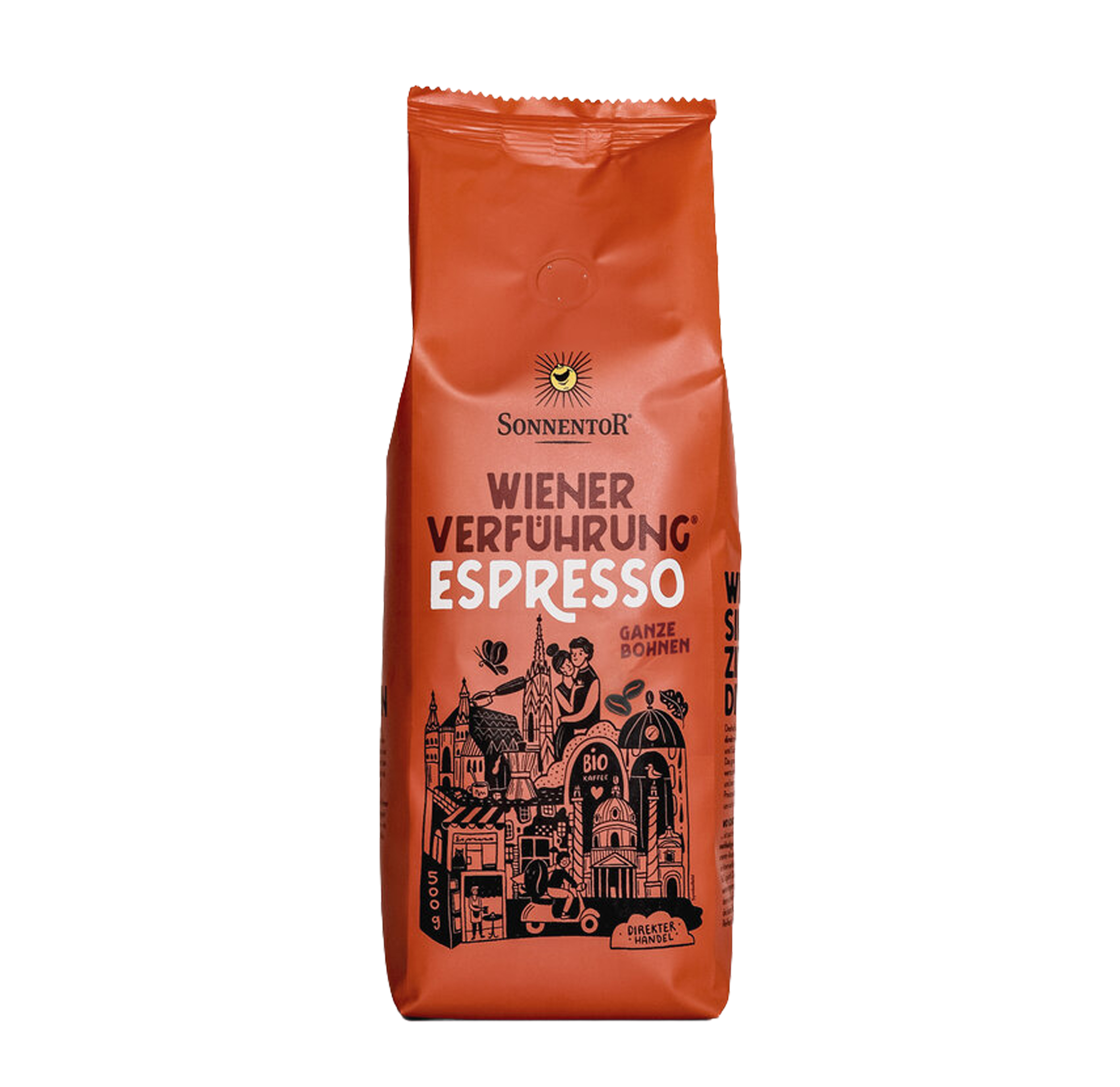 Espresso Wiener Verführung ganze Bohne Bio 500g Sonnentor