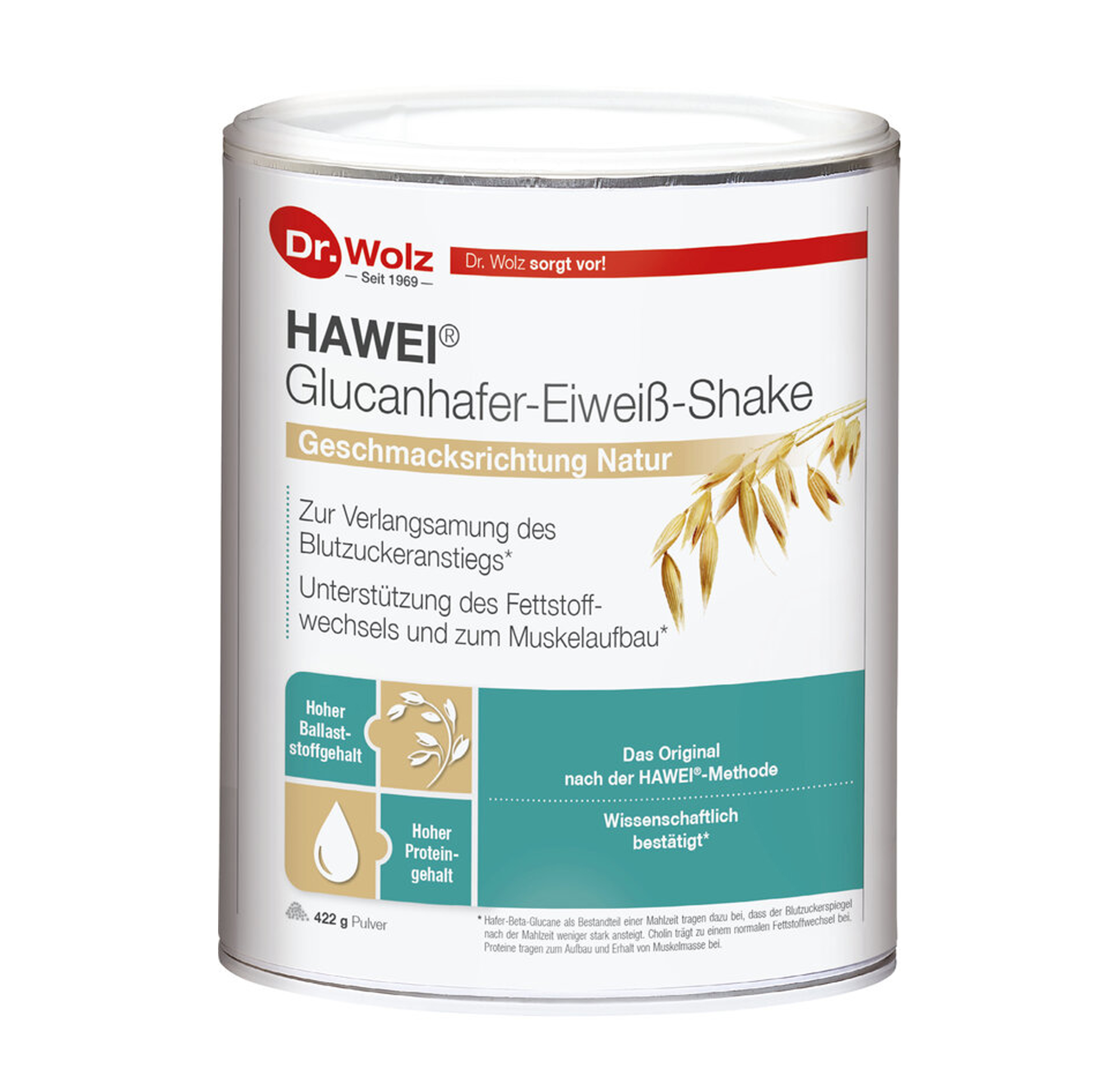 HAWEI Glucanhafer-Eiweiß-Shake Natur Dr.Wolz