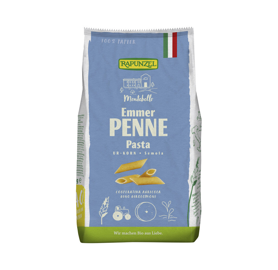 Emmer-Penne Semola Bio 500g  Rapunzel