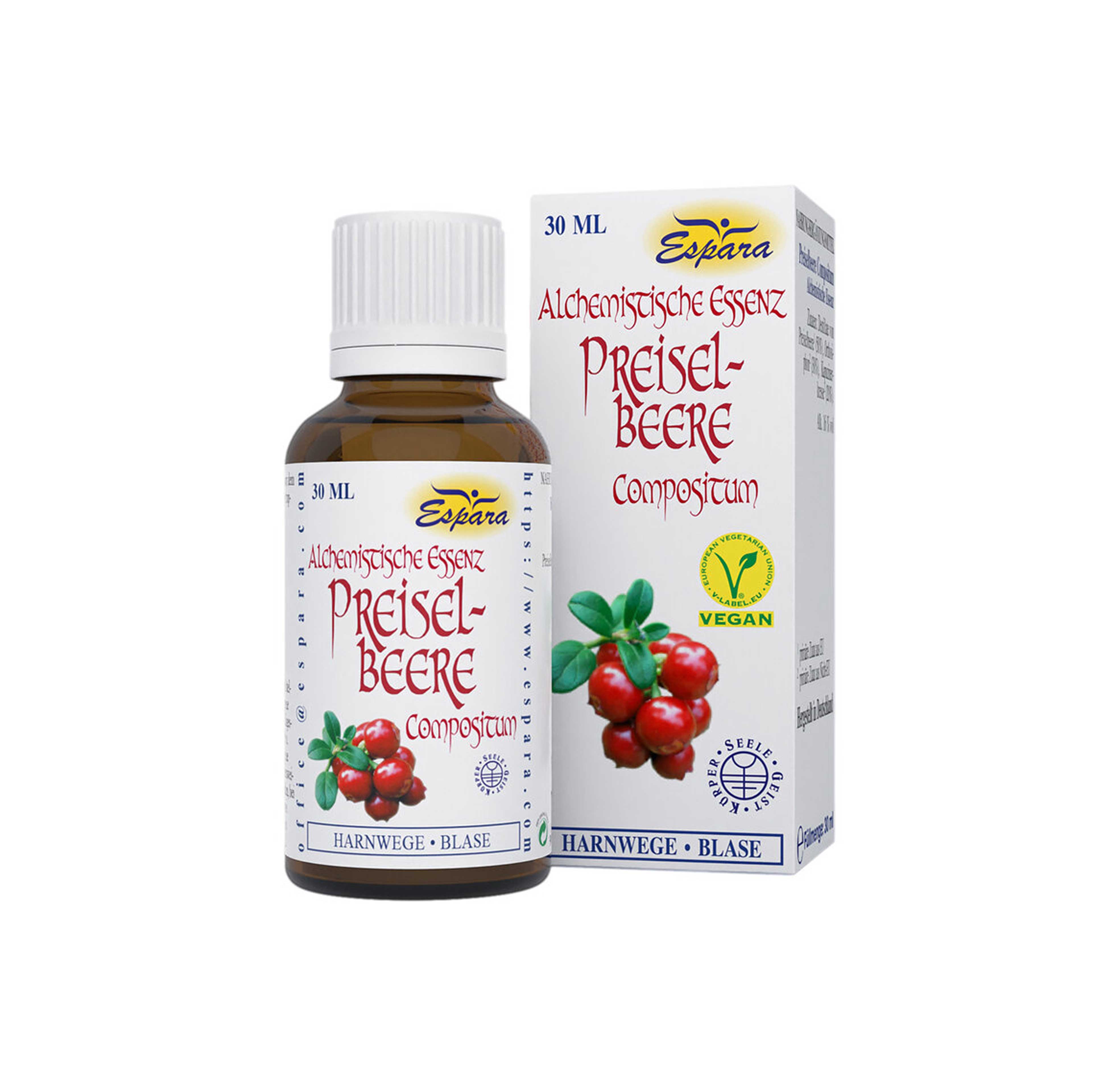 Alchemistische Essenz Preiselbeer Compositum 30ml Espara  Alchemistische Essenz Preiselbeer Compositum 30ml Espara