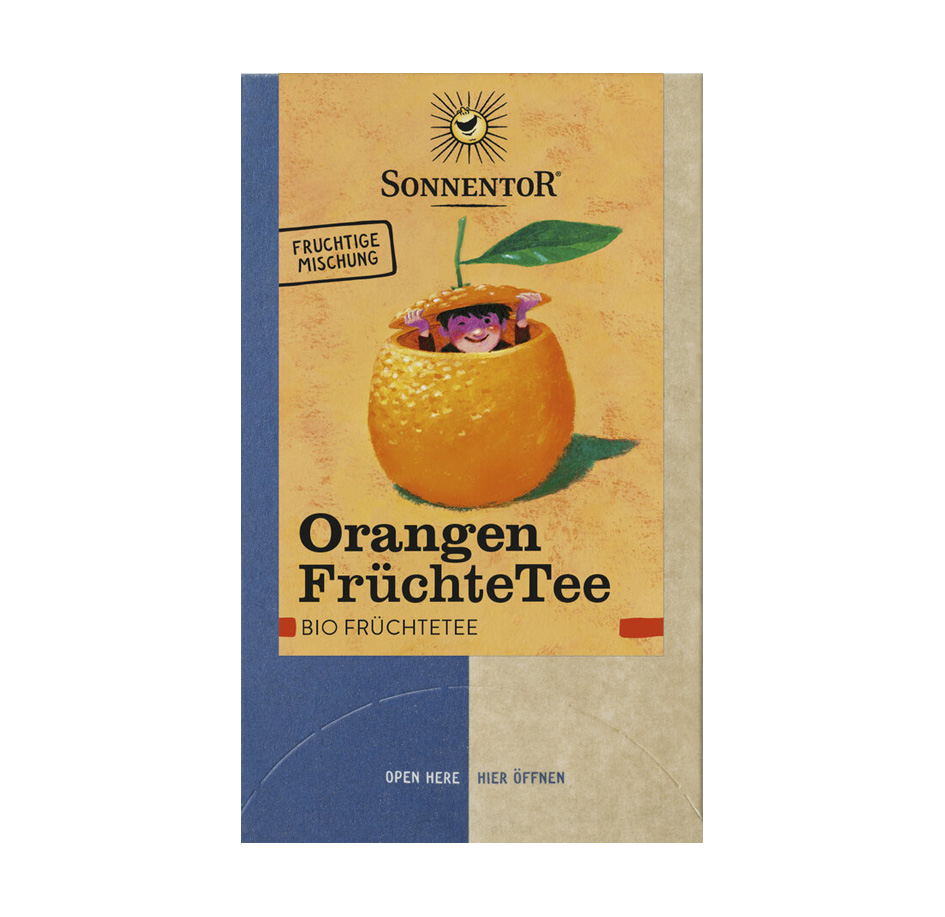 Früchtetee Orangen Bio 18 Beutel Sonnentor 