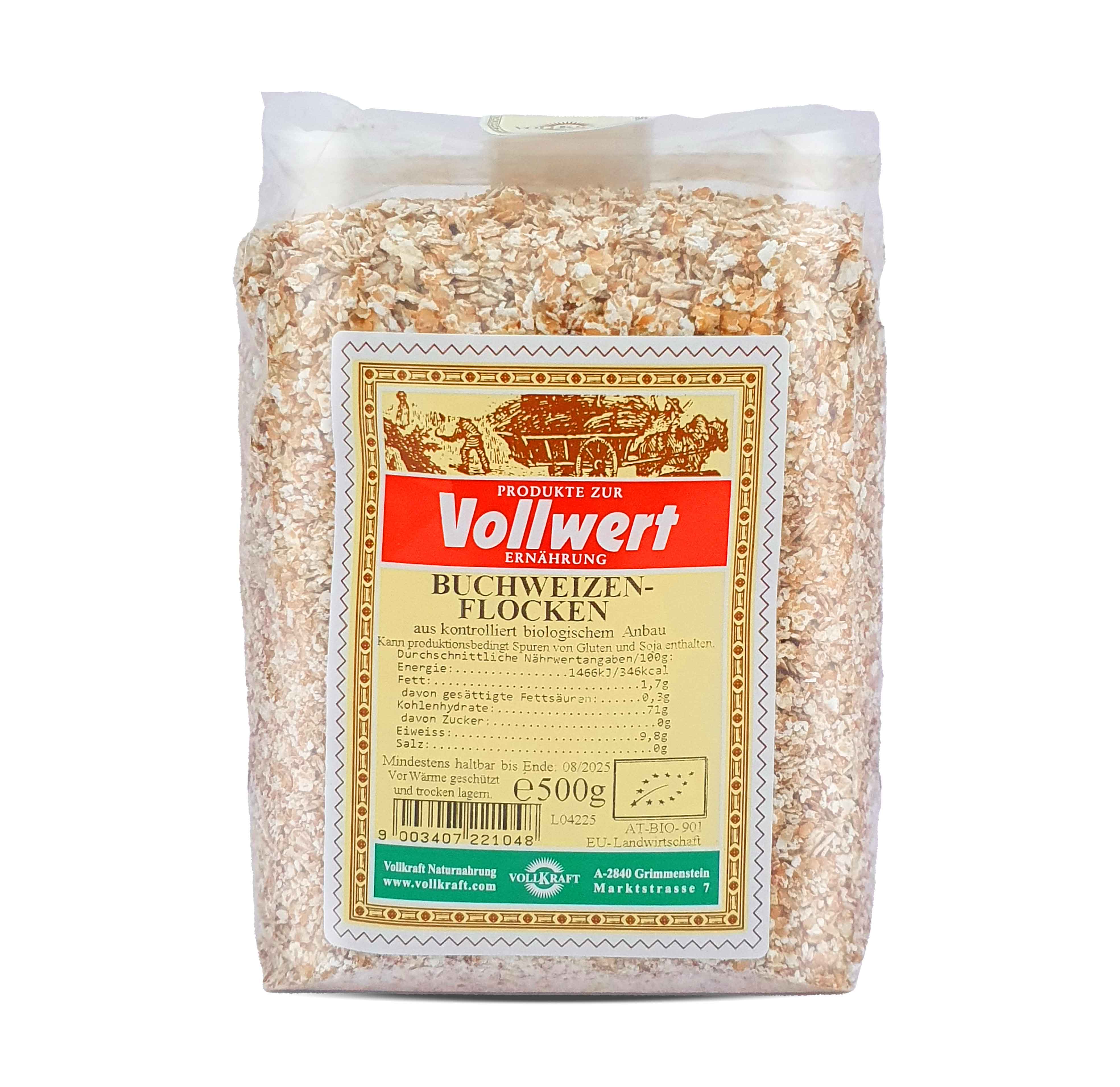 Buchweizenflocken Bio 500g Vollkraft Buchweizenflocken Bio 500g Vollkraft